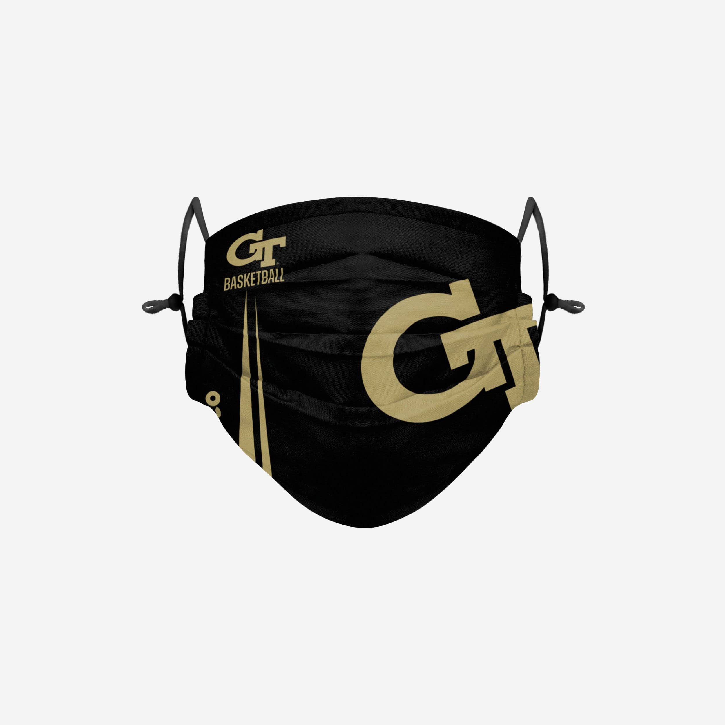 Georgia Tech Yellow Jackets Adjustable Black Basketball Face Cover - Represent Your Team in Style!