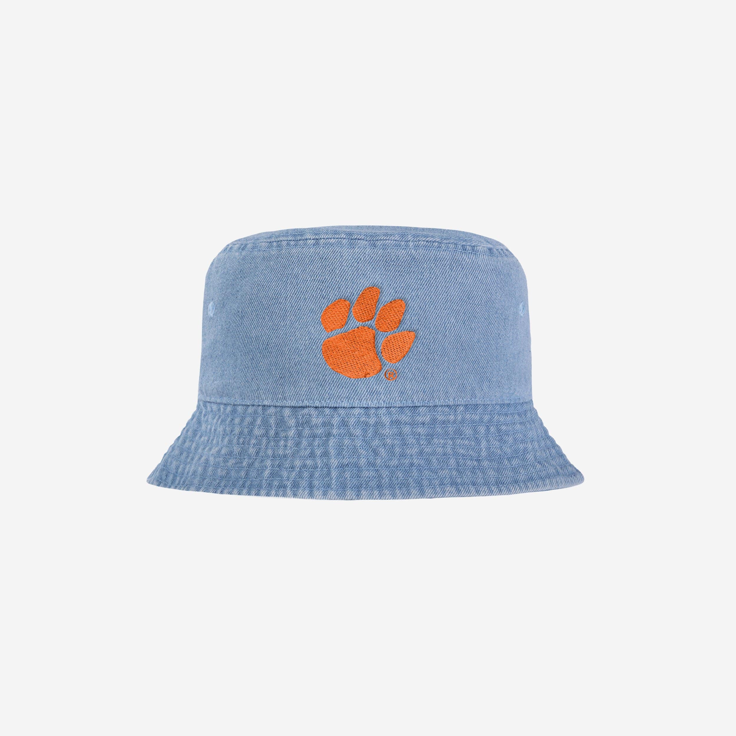Stylish Clemson Tigers Denim Bucket Hat - Show Your Team Spirit!