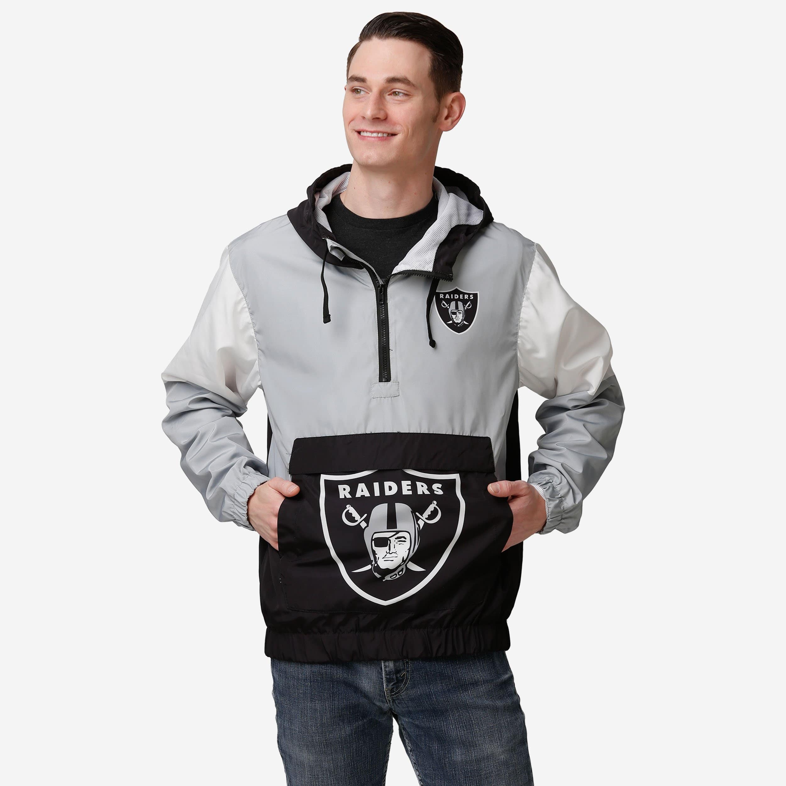Las Vegas Raiders Super Cool Warm - Up Windbreaker