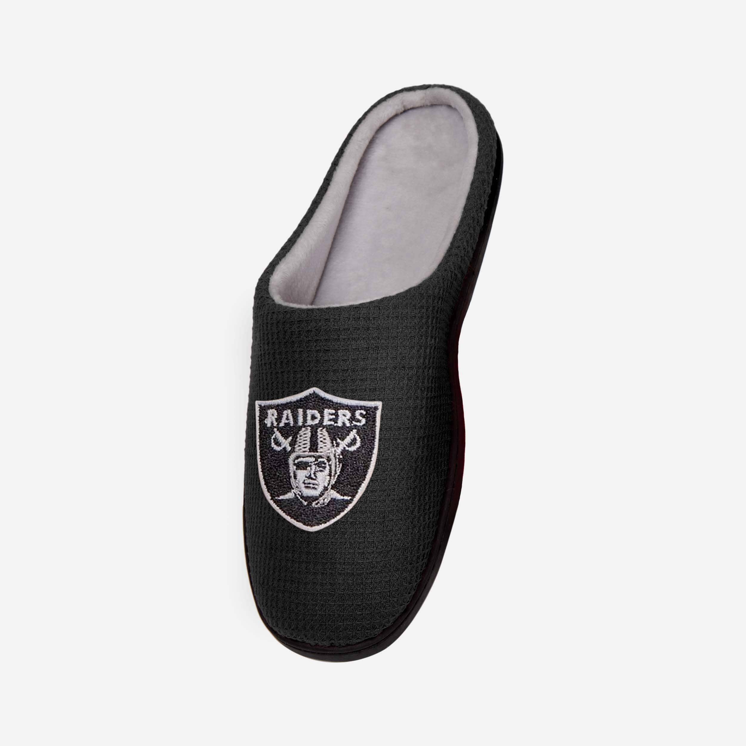 Las Vegas Raiders Memory Foam Slide Slippers - Ultimate Comfort for Fans