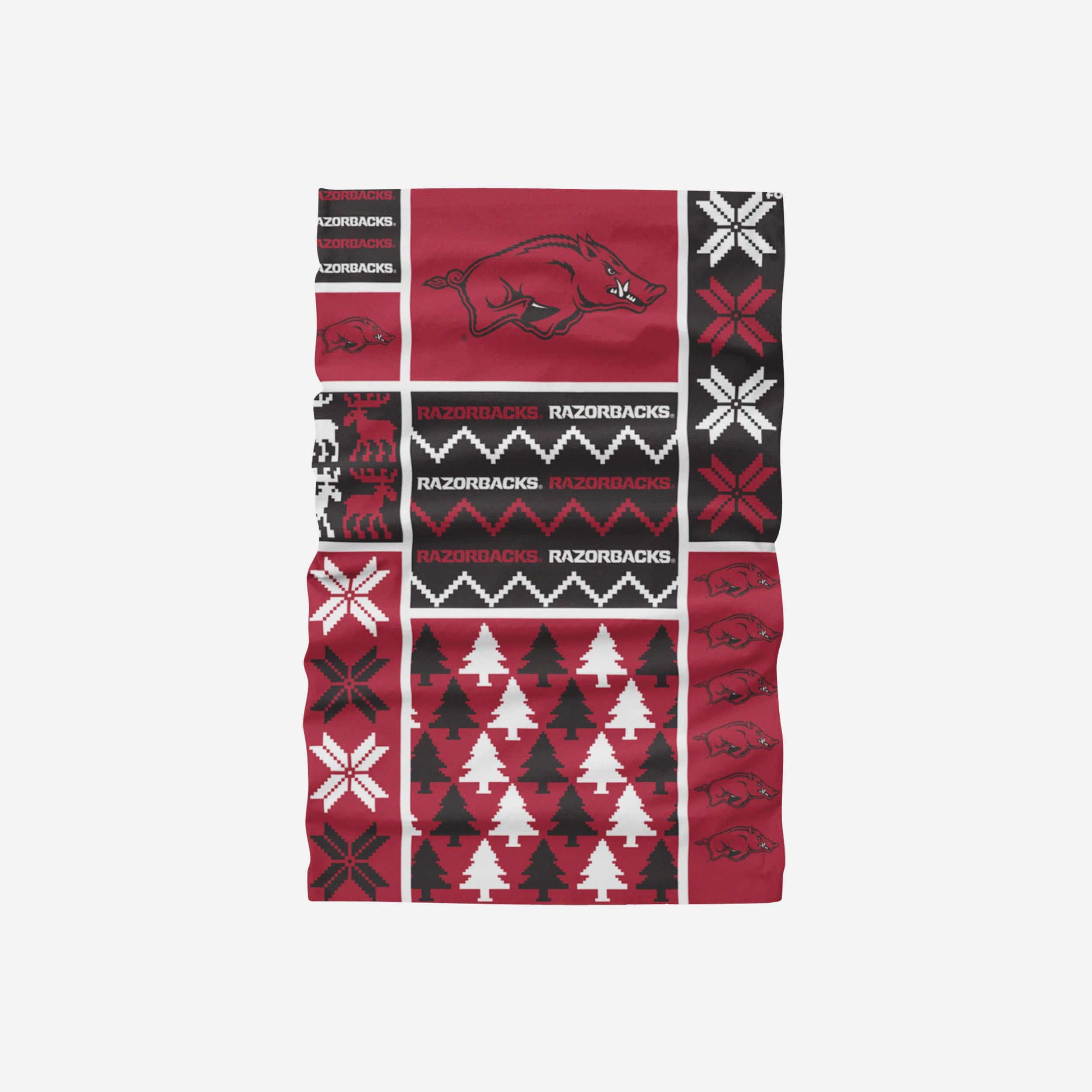Arkansas Razorbacks Stylish Block Gaiter Scarf - Show Your Team Spirit!