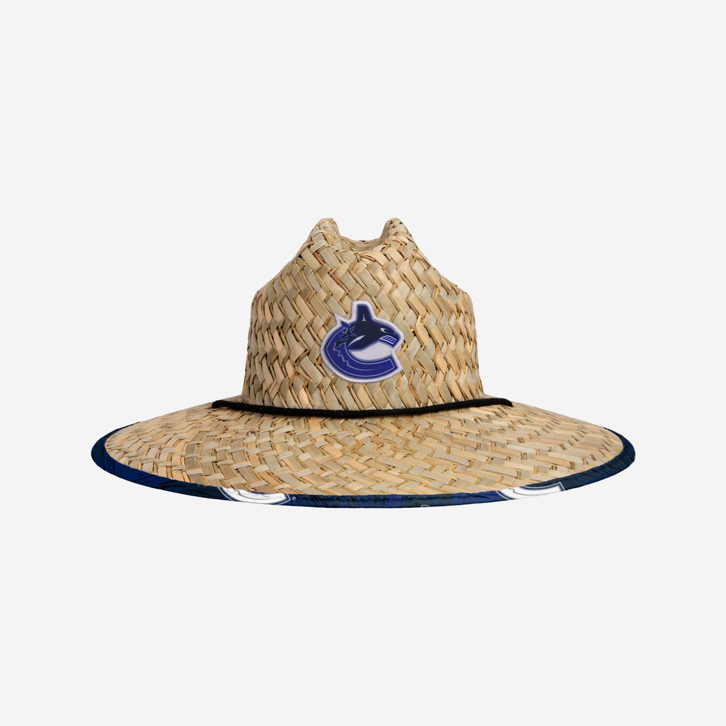 Vancouver Canucks Floral Straw Hat - The Ultimate Summer Accessory