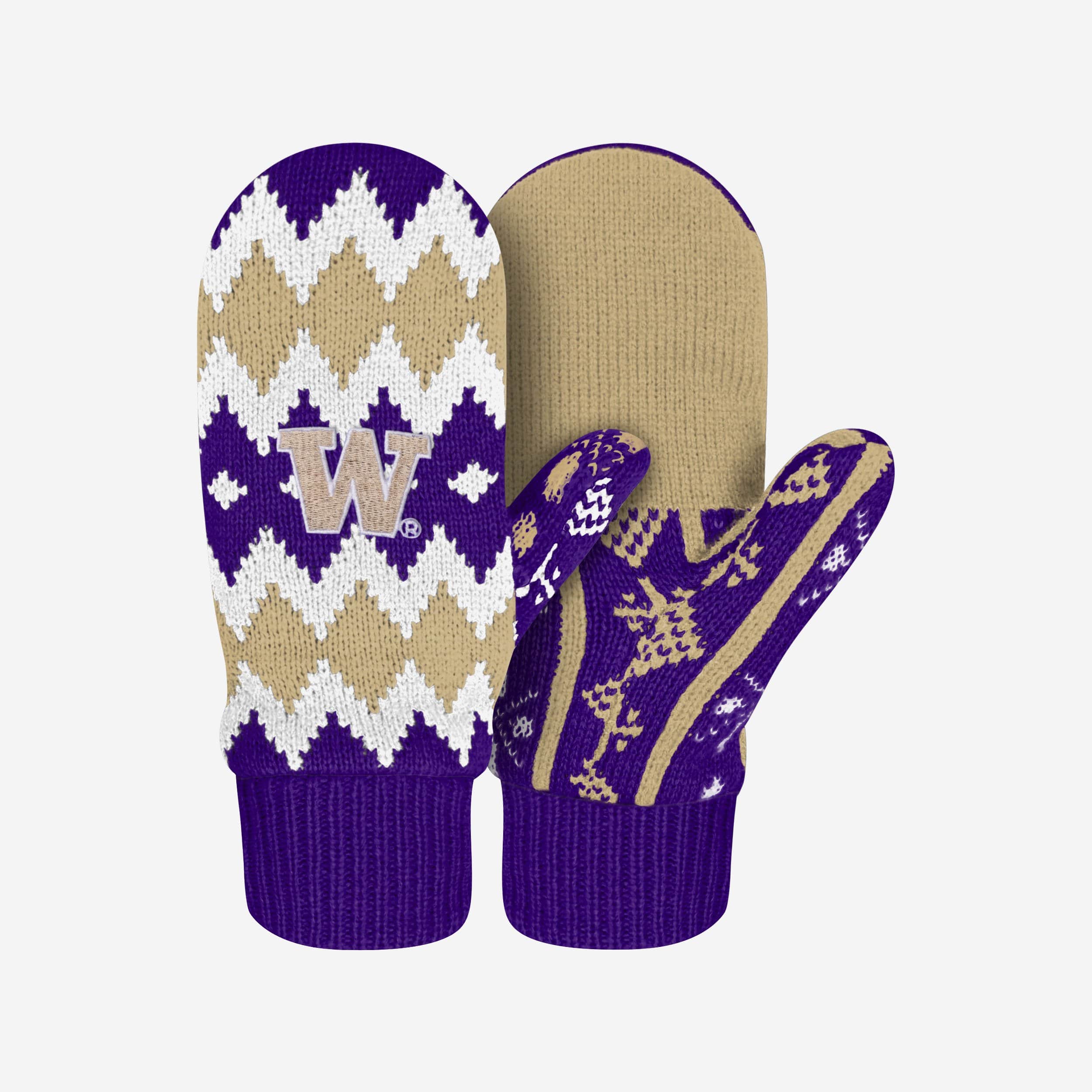 Washington Huskies Stylish Mittens