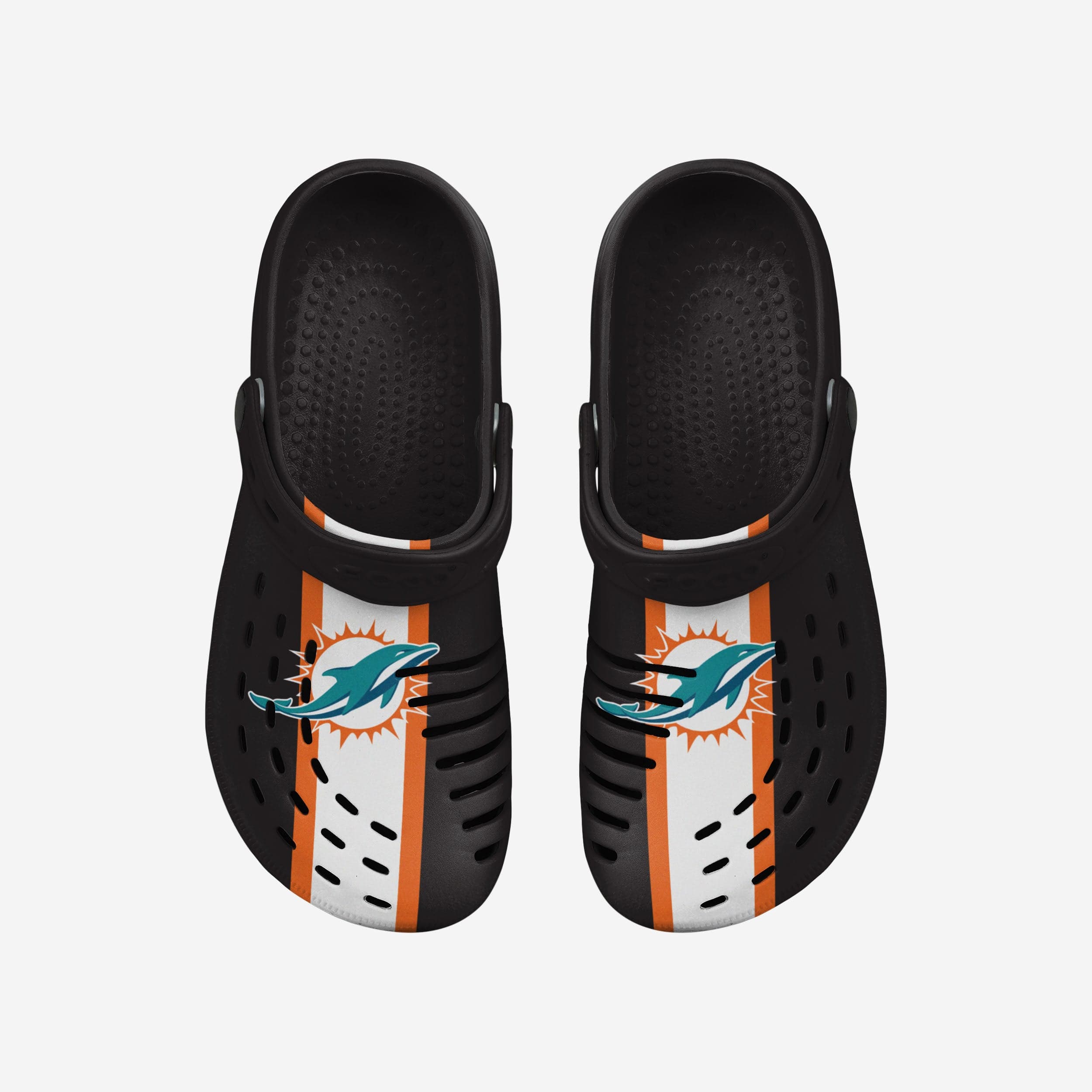 Miami Dolphins Team Stripe Clogs - The Ultimate Sports Companion