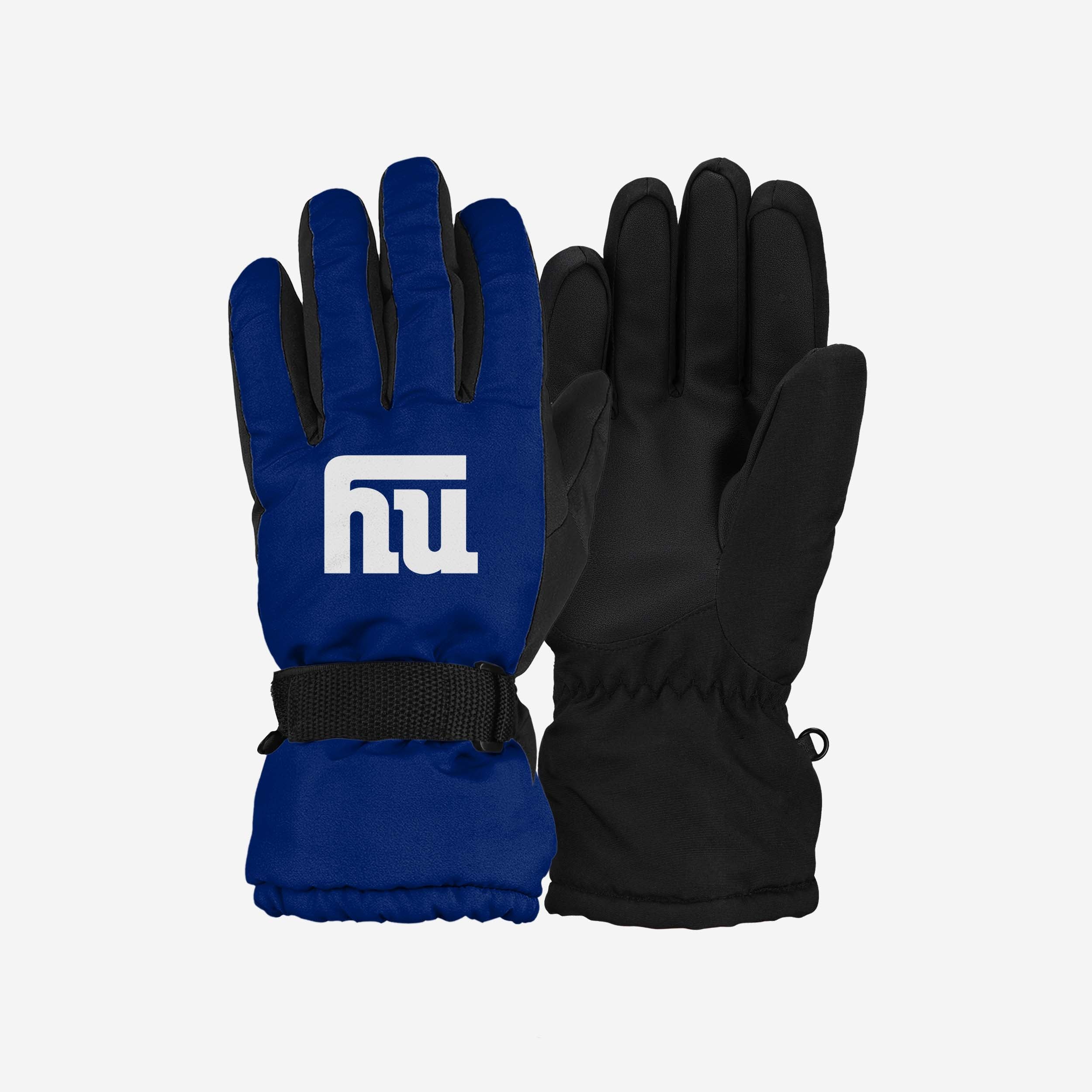 New York Giants Super-Insulated Big Logo Gloves - Show Your Team Spirit!