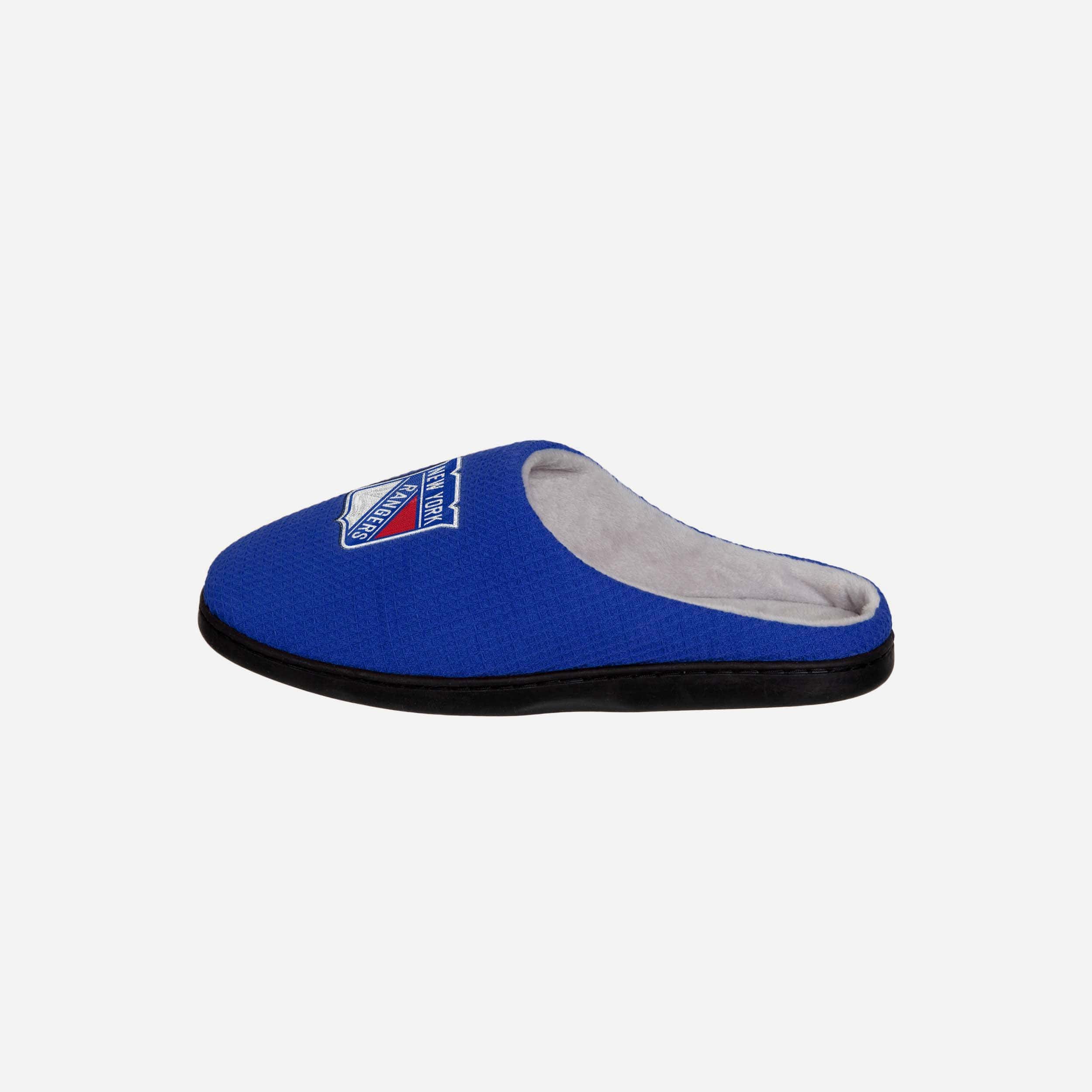 New York Rangers Dreamy Memory Foam Slide Slippers