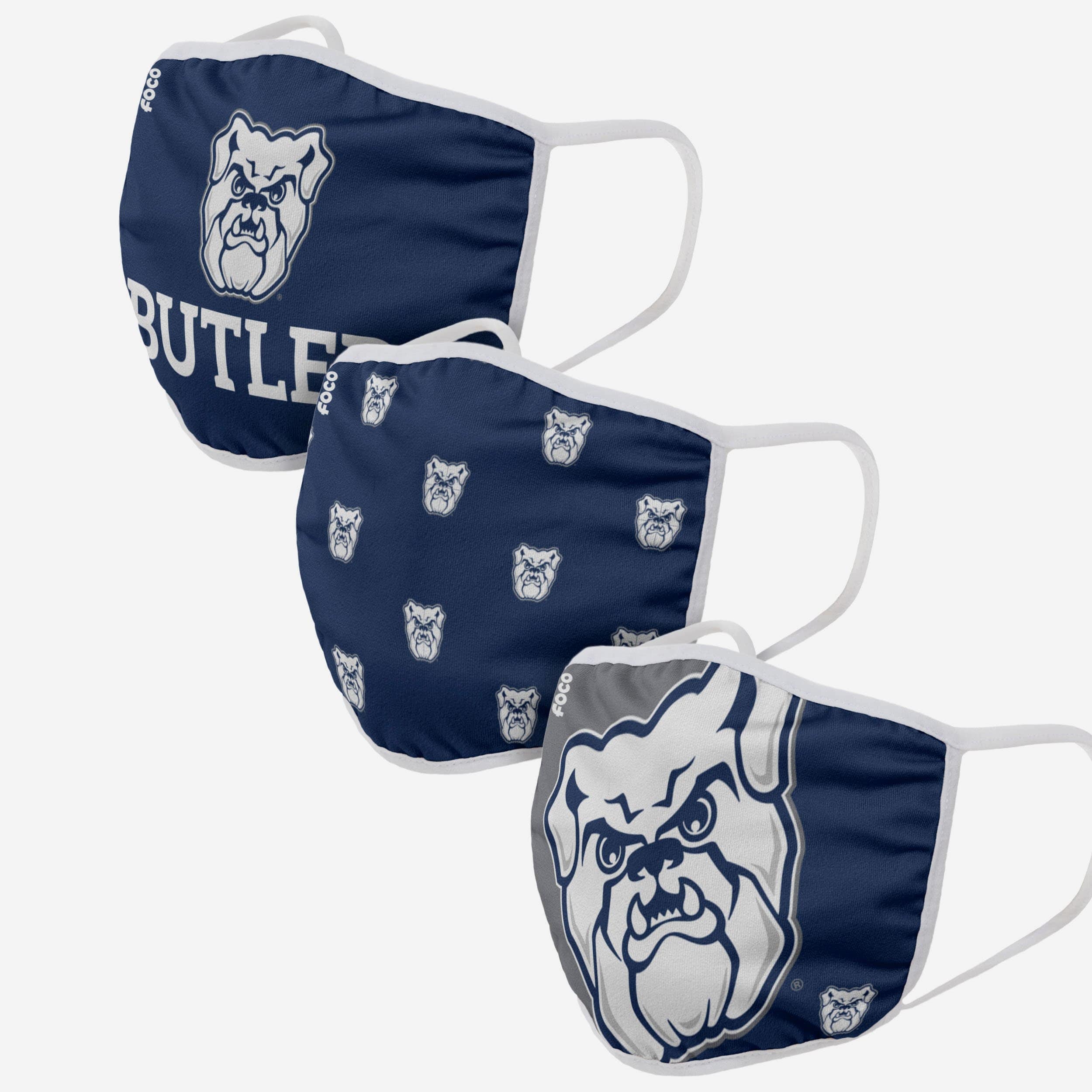 Butler Bulldogs 3-Pack Face Cover - Show Your Team Spirit!