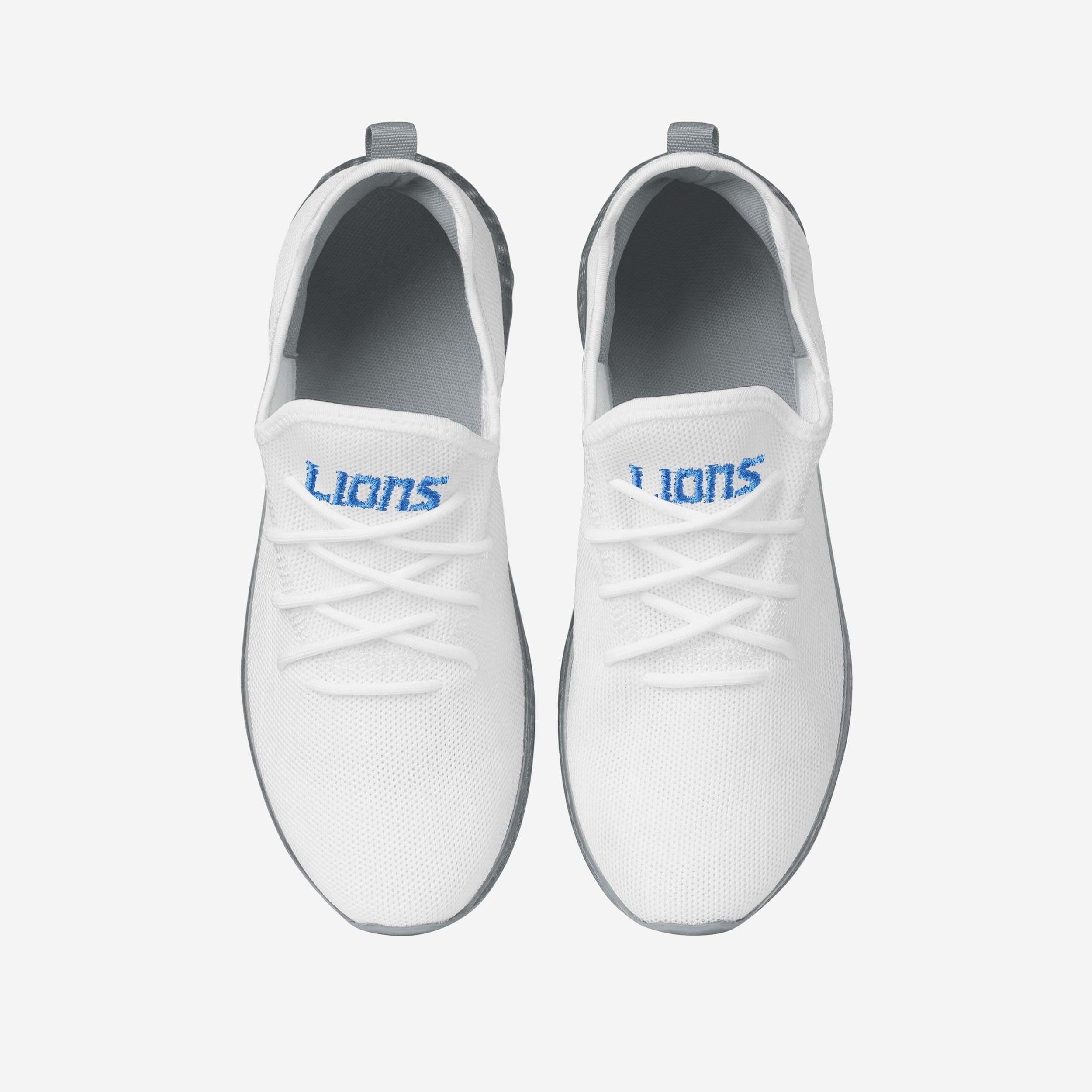 Detroit Lions White Gradient Midsole Sneakers - Game - Day Essential
