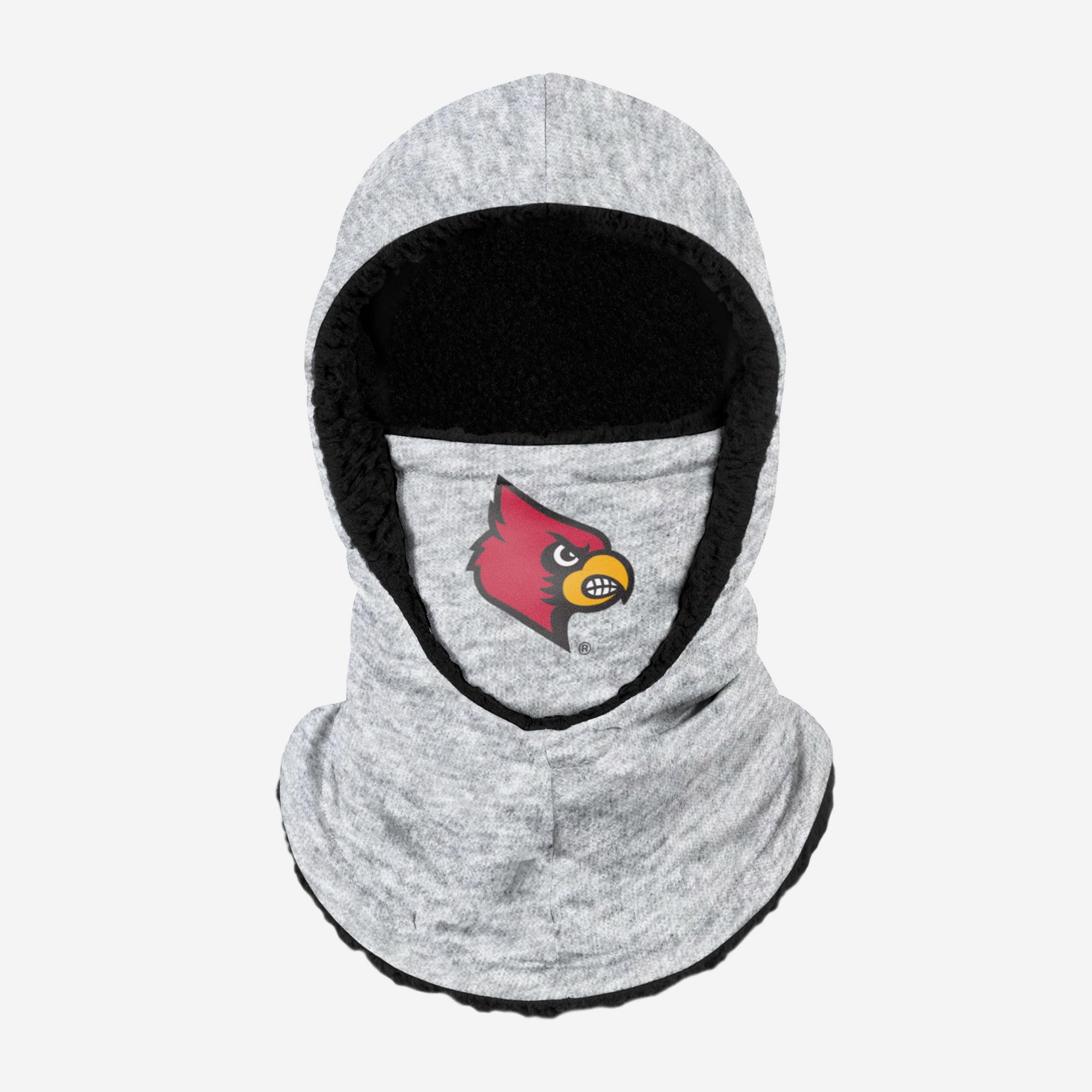 Louisville Cardinals Heather Grey Big Logo Hooded Gaiter - Your Ultimate Cold-Weather Essential