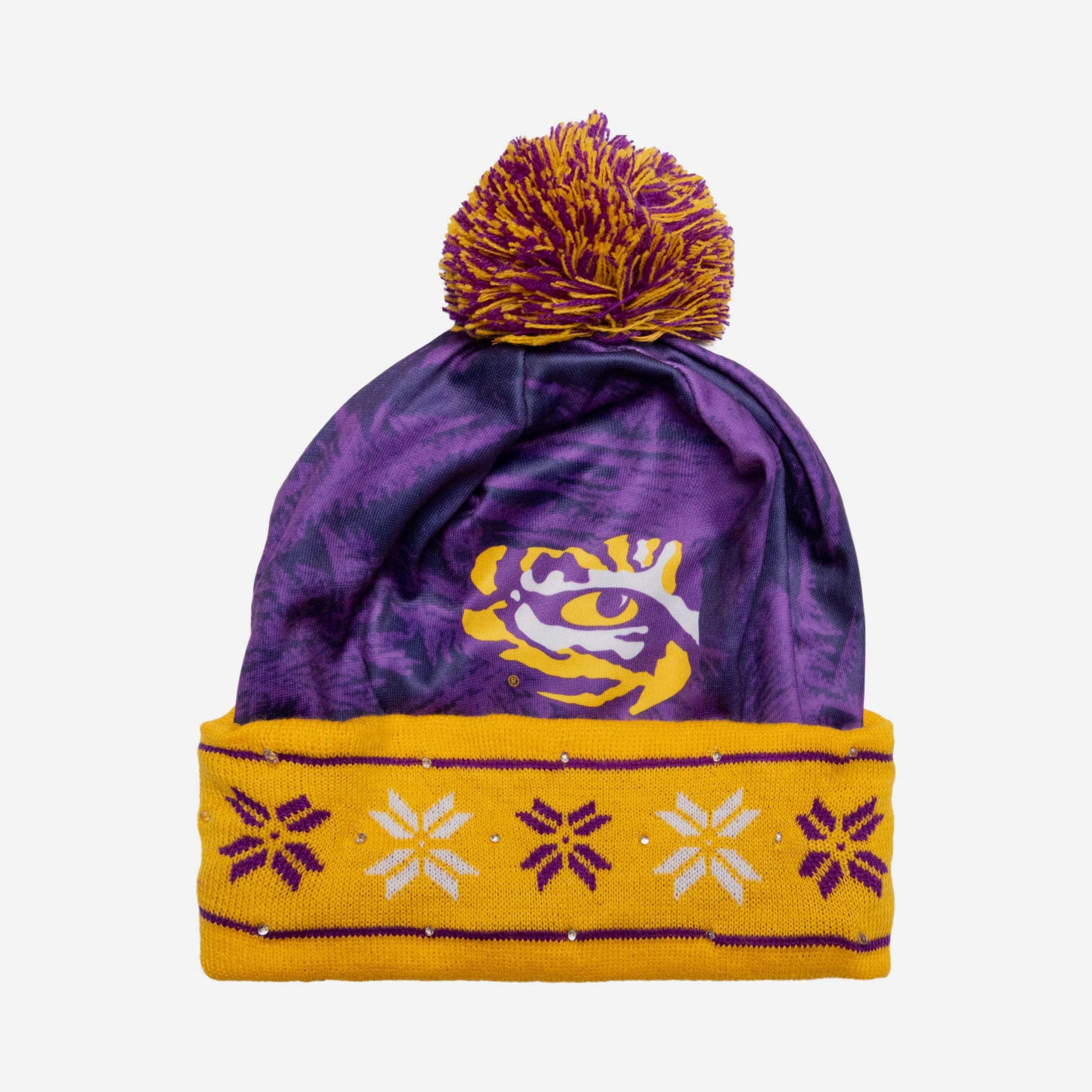 LSU Tigers Big Logo Illuminated Beanie - Stand Out as a Fan!