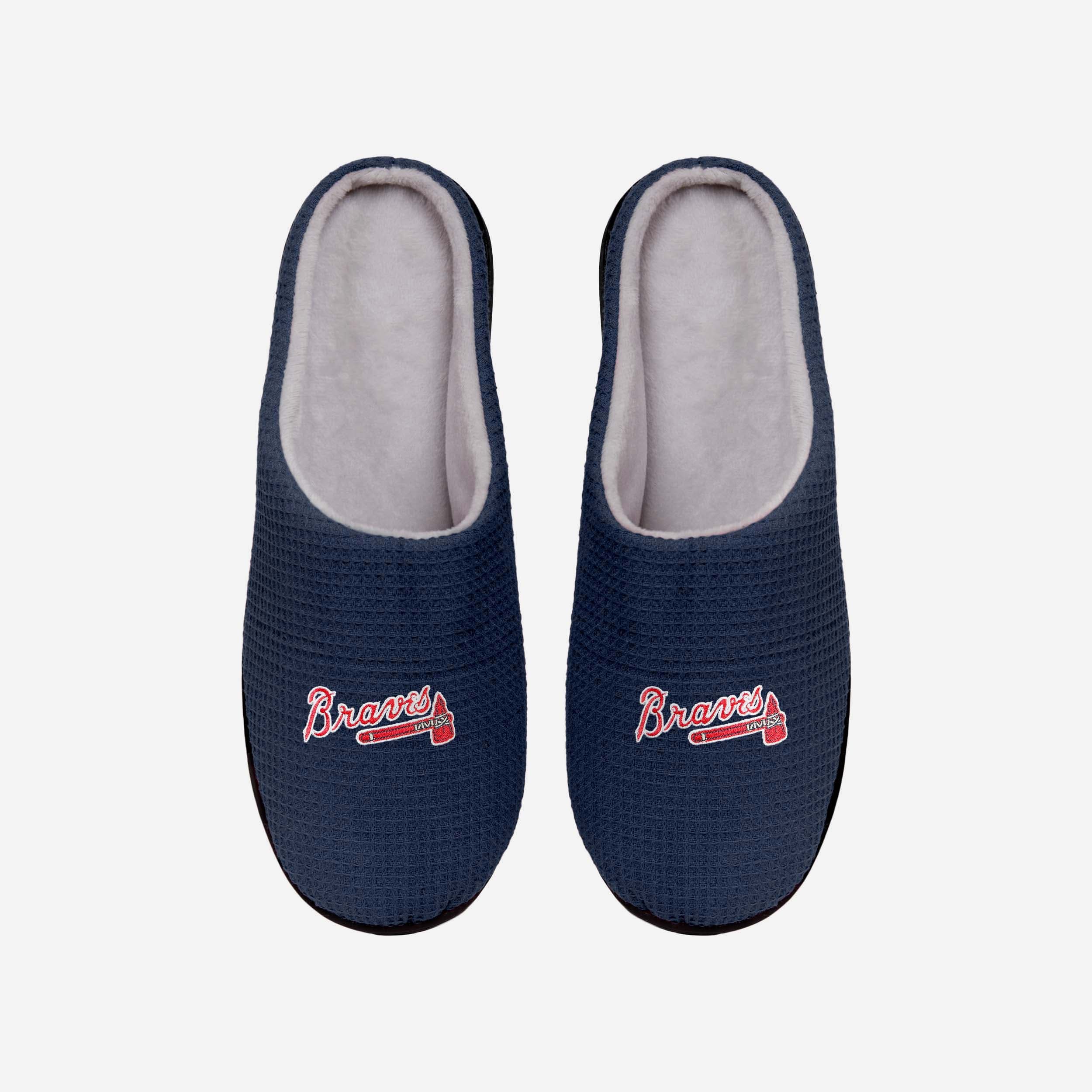 Atlanta Braves Dreamy Memory Foam Slide Slippers