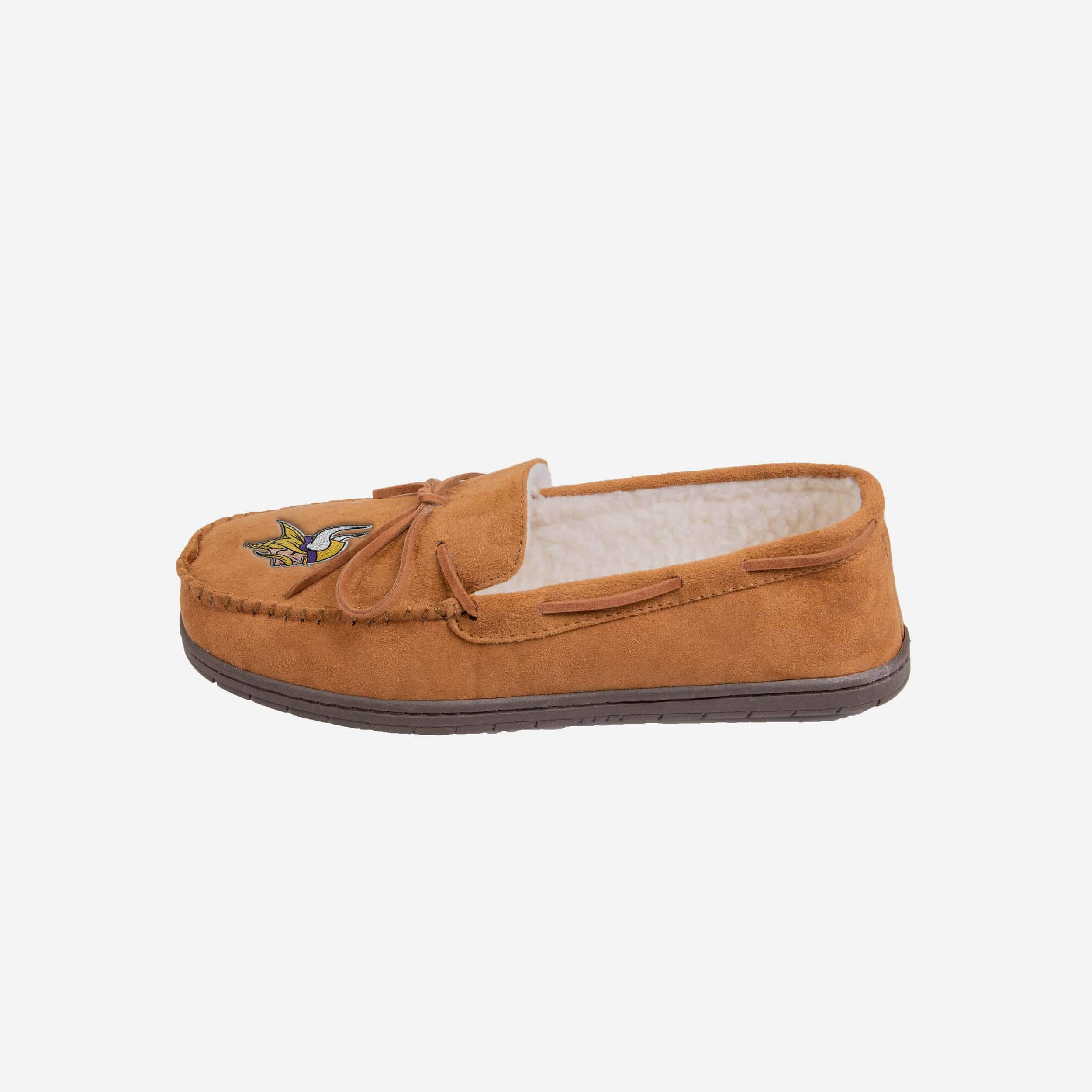 Minnesota Vikings Super Comfy Moccasin Slippers