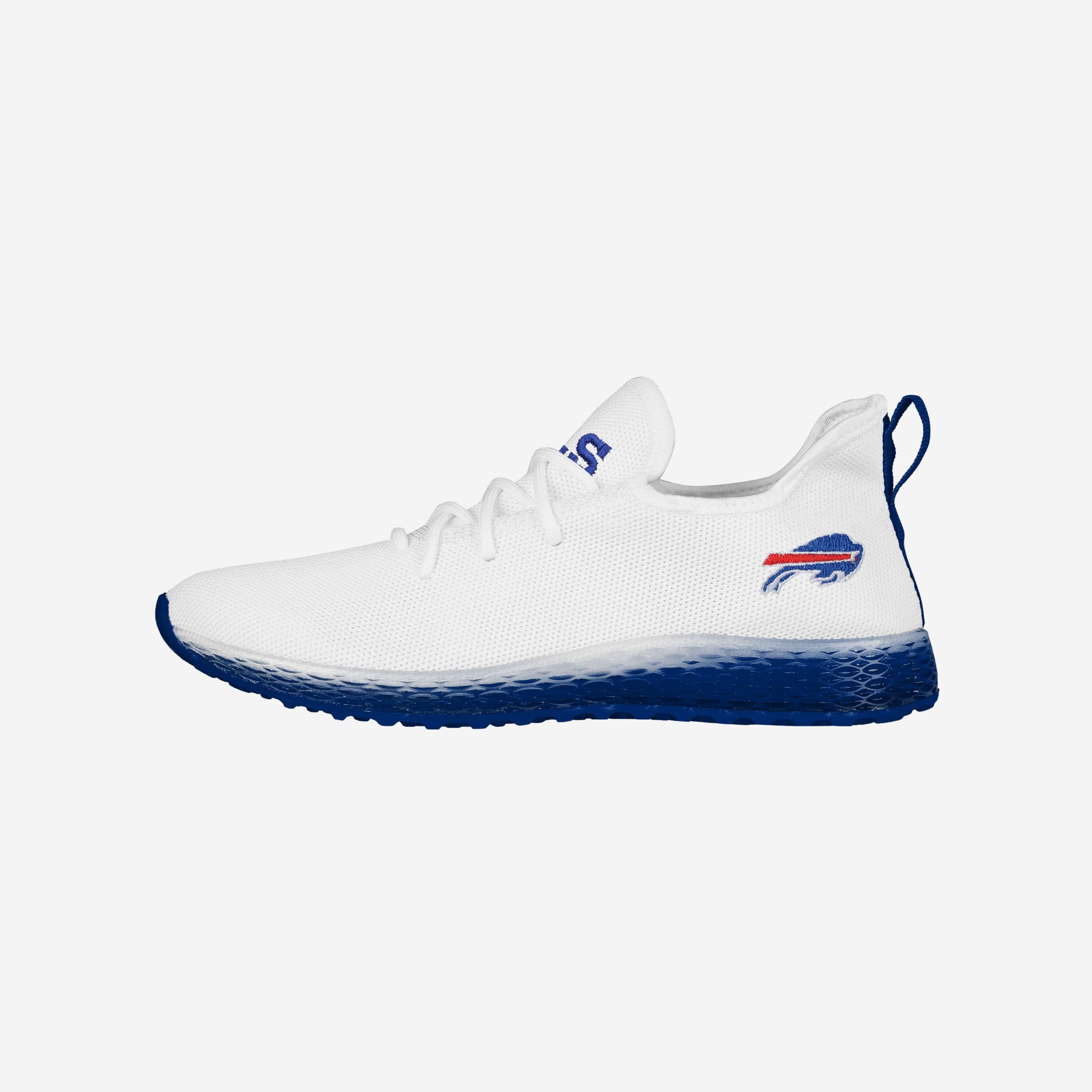 Buffalo Bills Gradient Midsole White Sneakers - Game - Day Essential