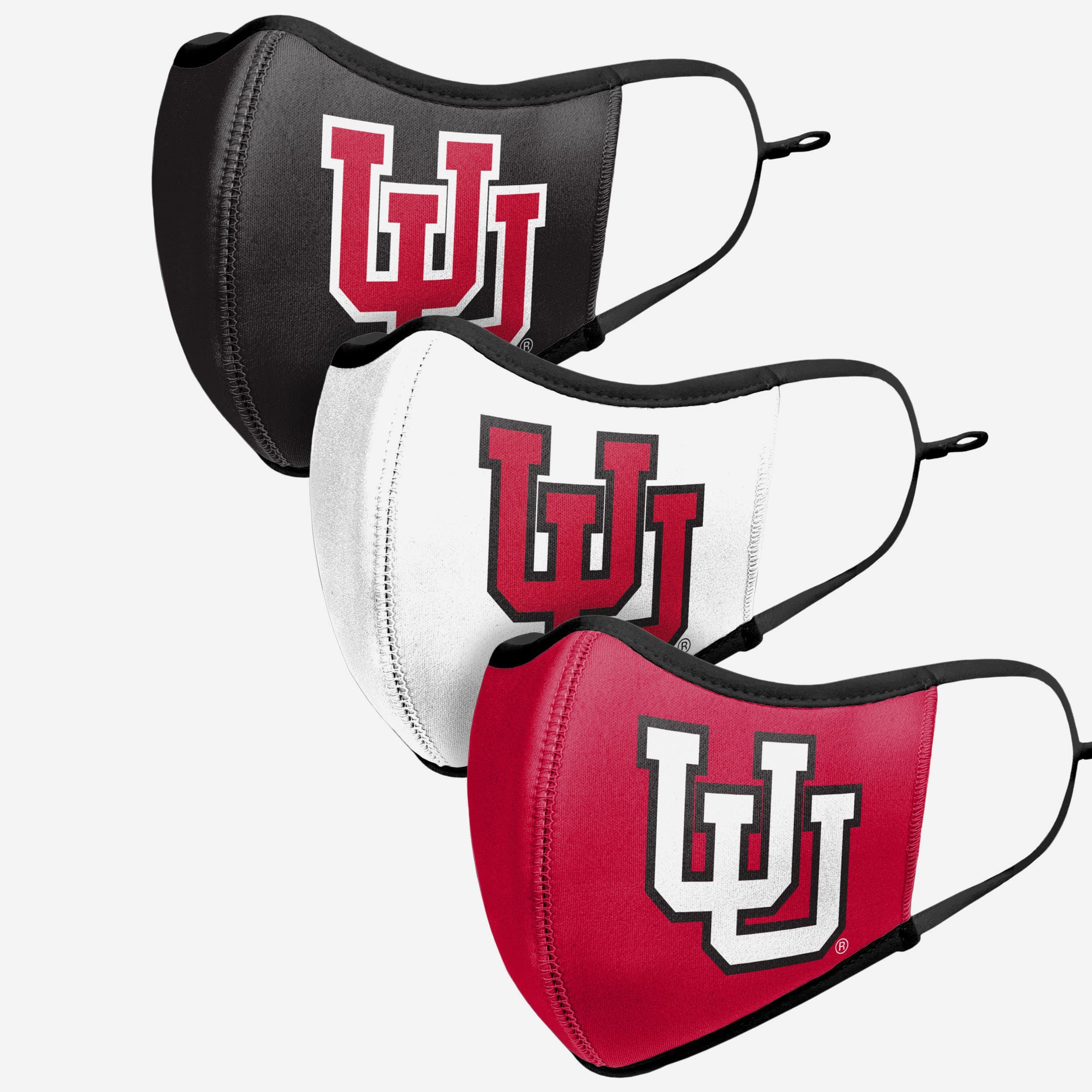Utah Utes Sport 3-Pack Face Cover - Show Your Team Spirit!