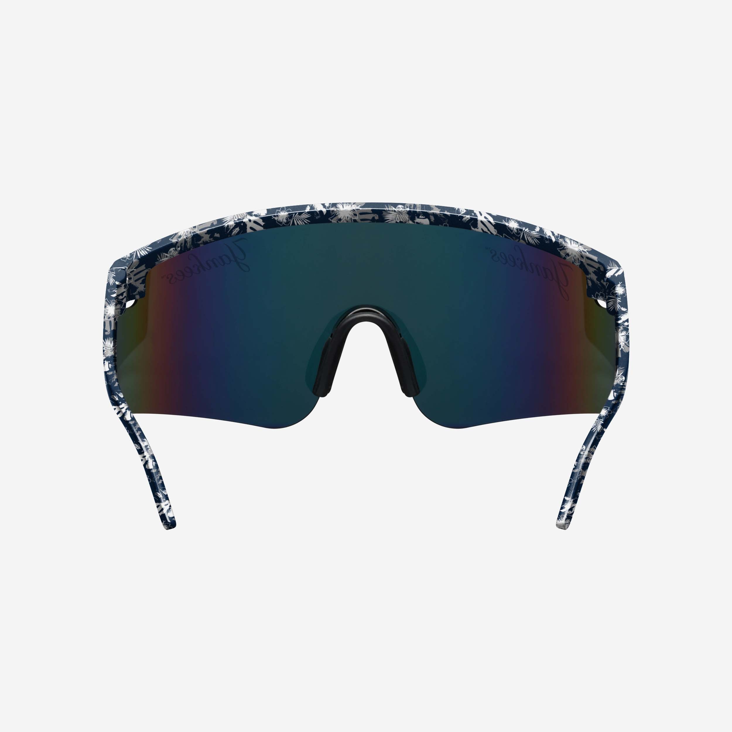 Stylish New York Yankees Floral Large Frame Sunglasses