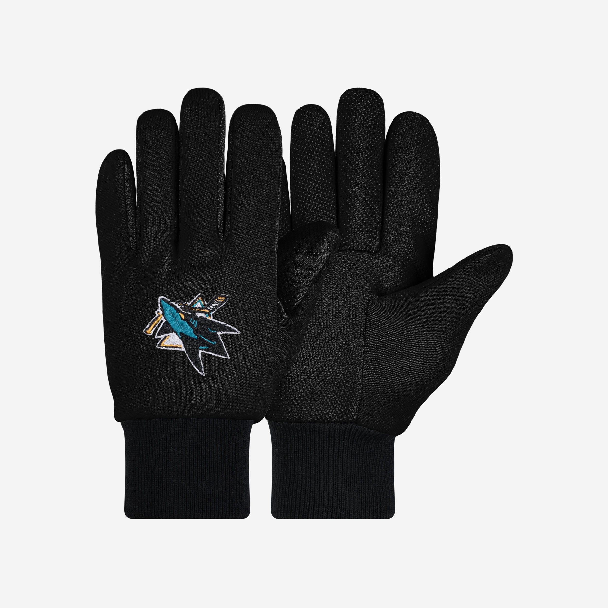 San Jose Sharks Colored Palm Utility Gloves