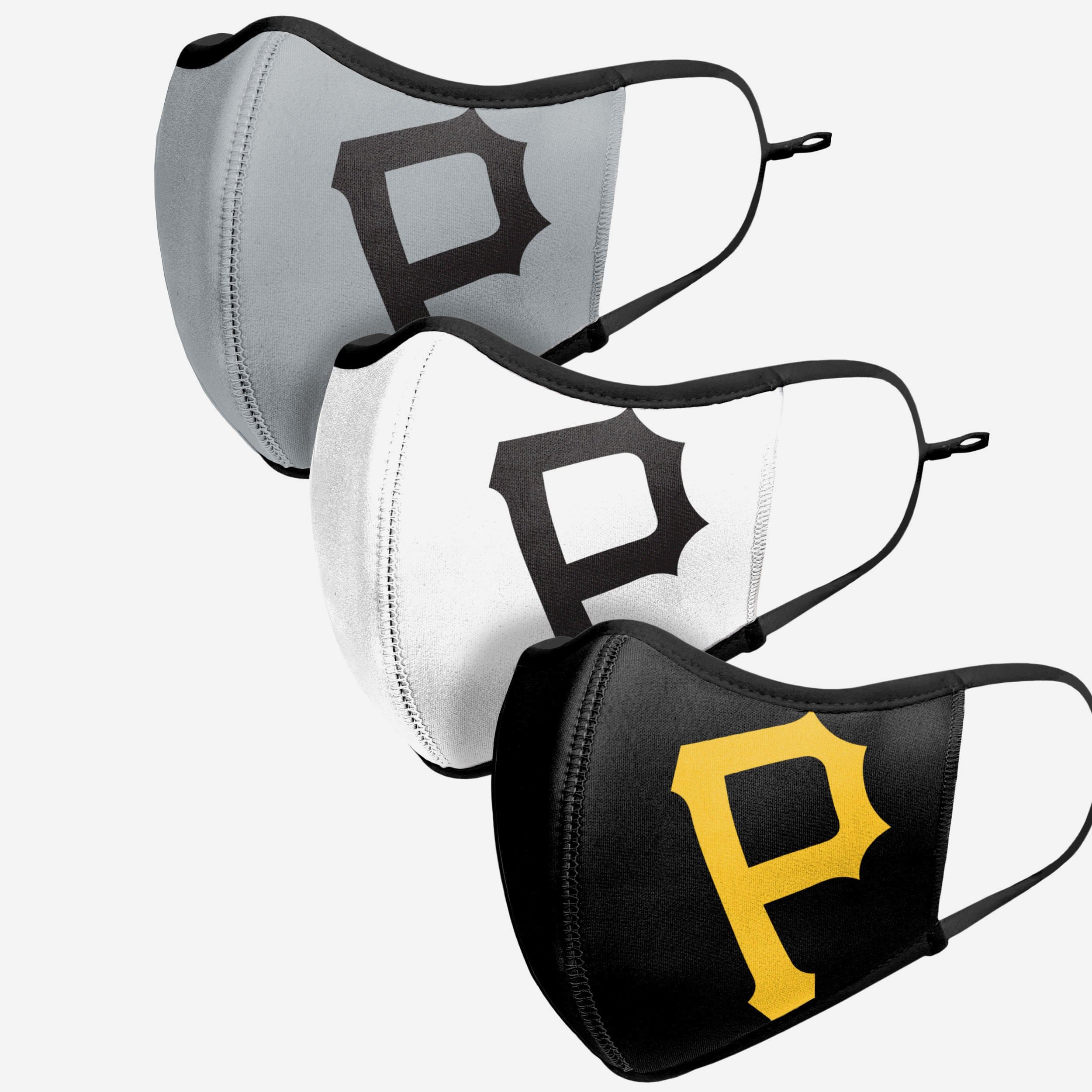 Pittsburgh Pirates 3-Pack Sports Face Covers - Show Your Team Spirit!