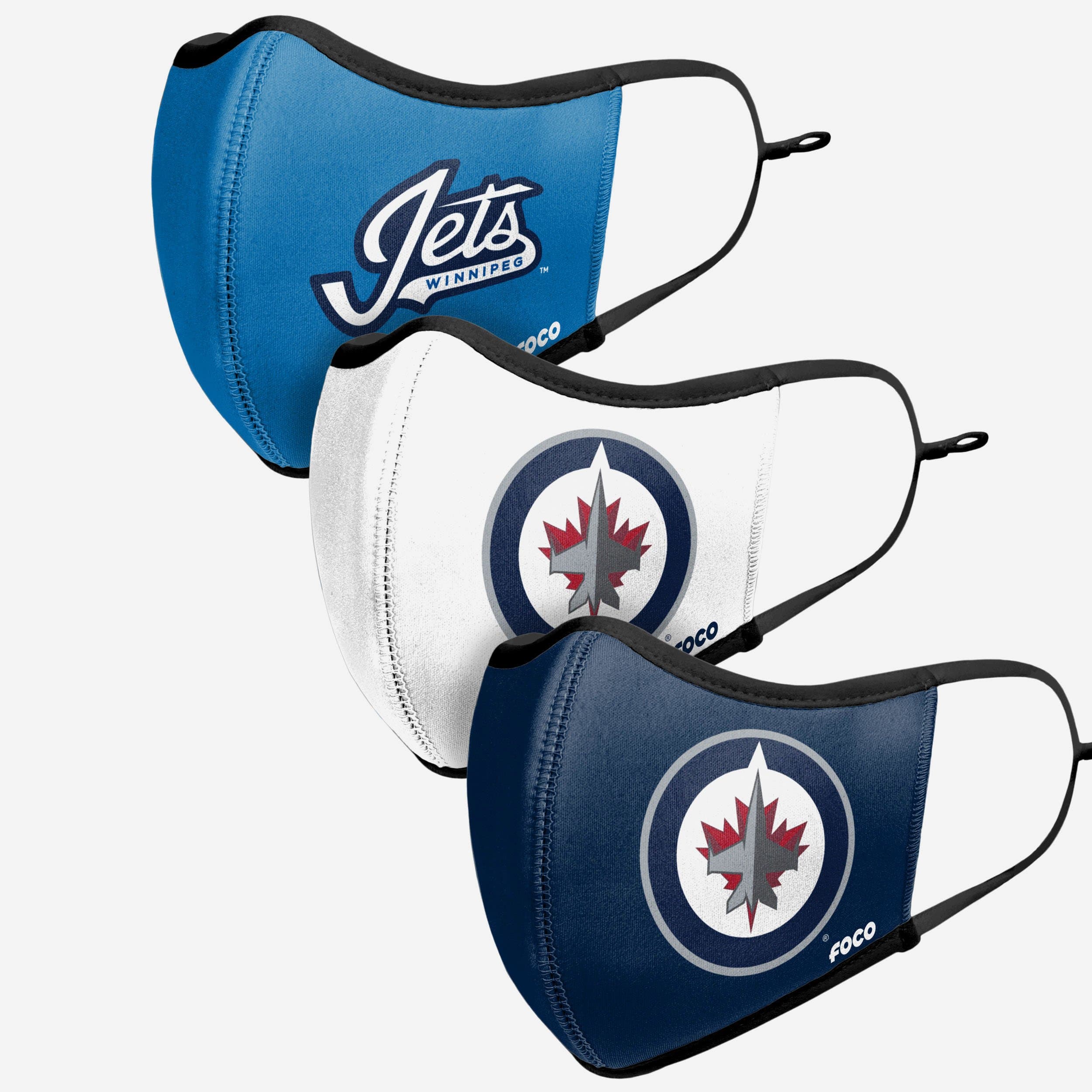 Winnipeg Jets 3-Pack Sports Face Cover - Show Your Team Spirit!
