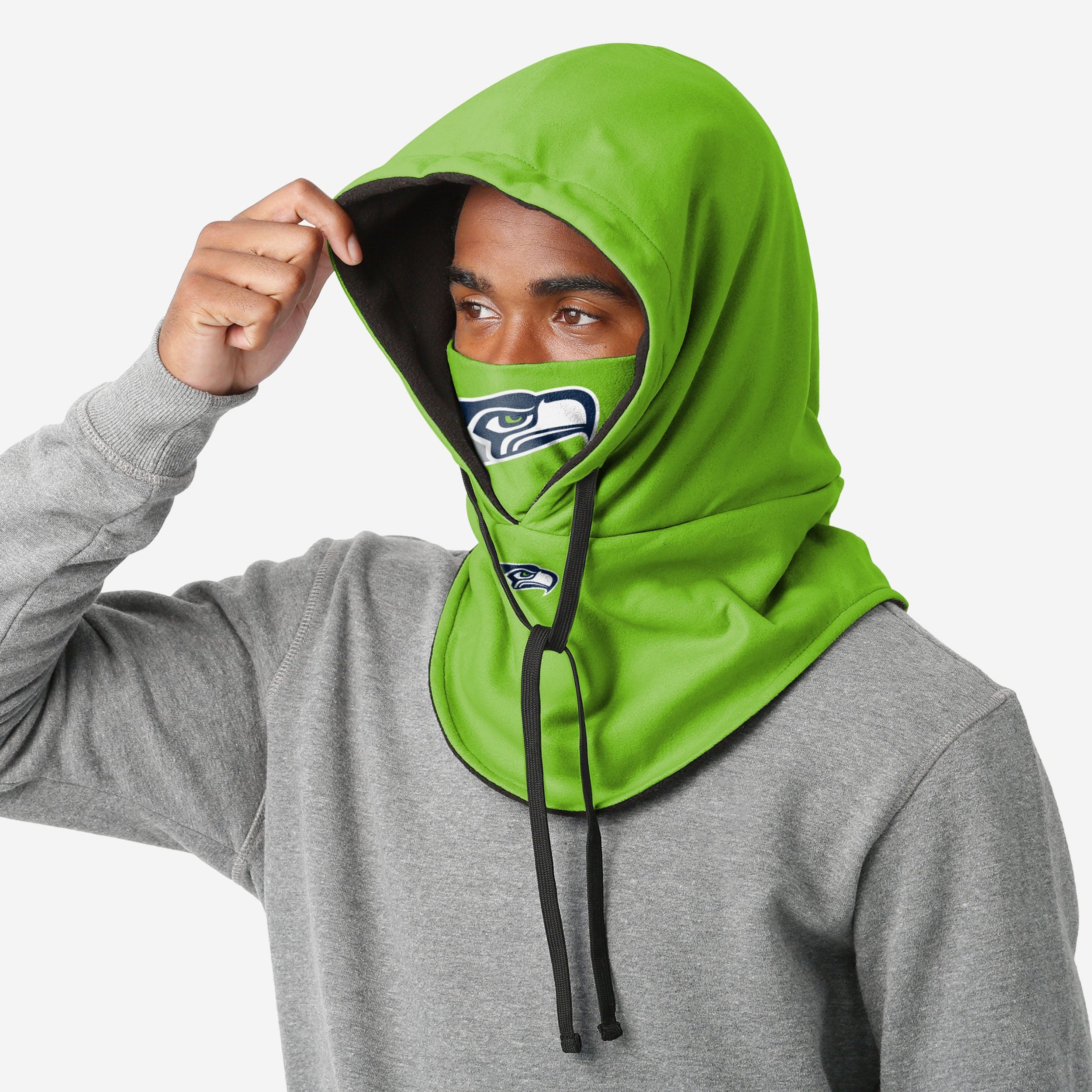 Seattle Seahawks Alternate Team Color Drawstring Hooded Gaiter - Stylish Team Gear