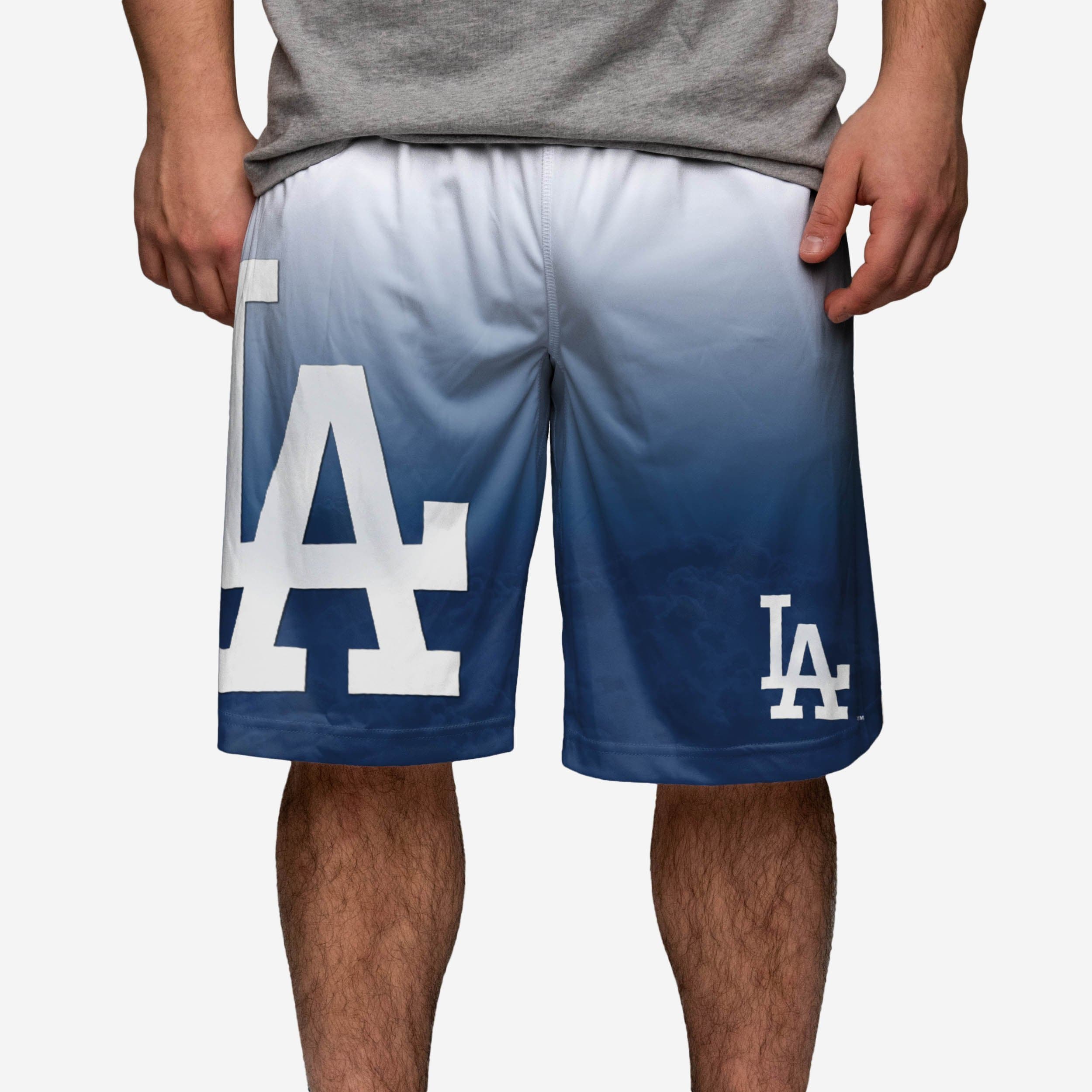 Los Angeles Dodgers Gradient Big Logo Training Shorts - Show Your Fandom!