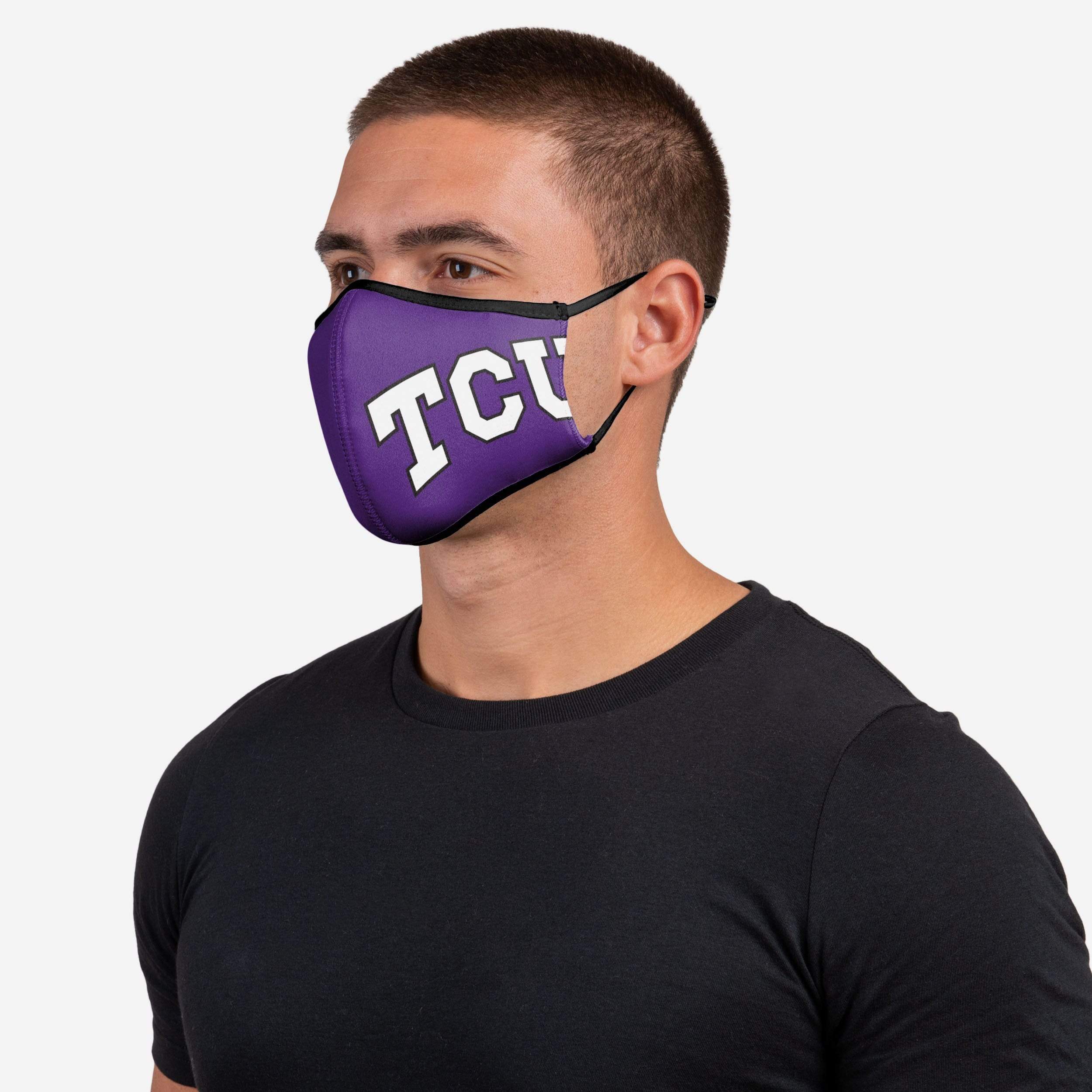 TCU Horned Frogs 3-Pack Sports Face Cover - Represent Your Team in Style!
