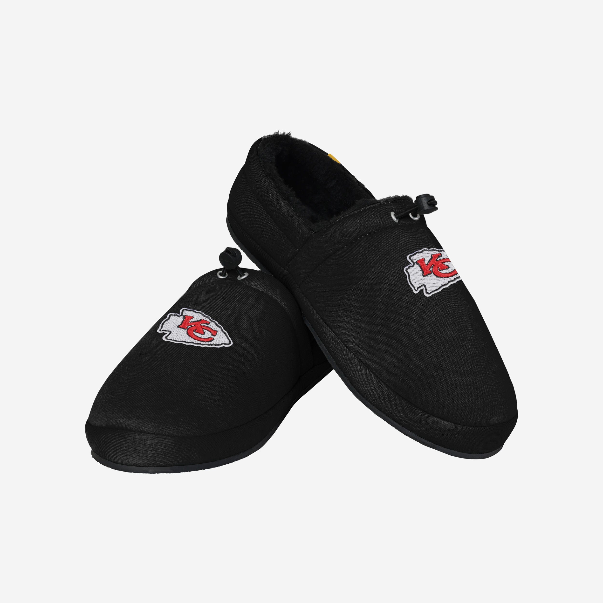 Kansas City Chiefs Big Logo Athletic Moccasin Slippers - Show Your Team Pride in Style!