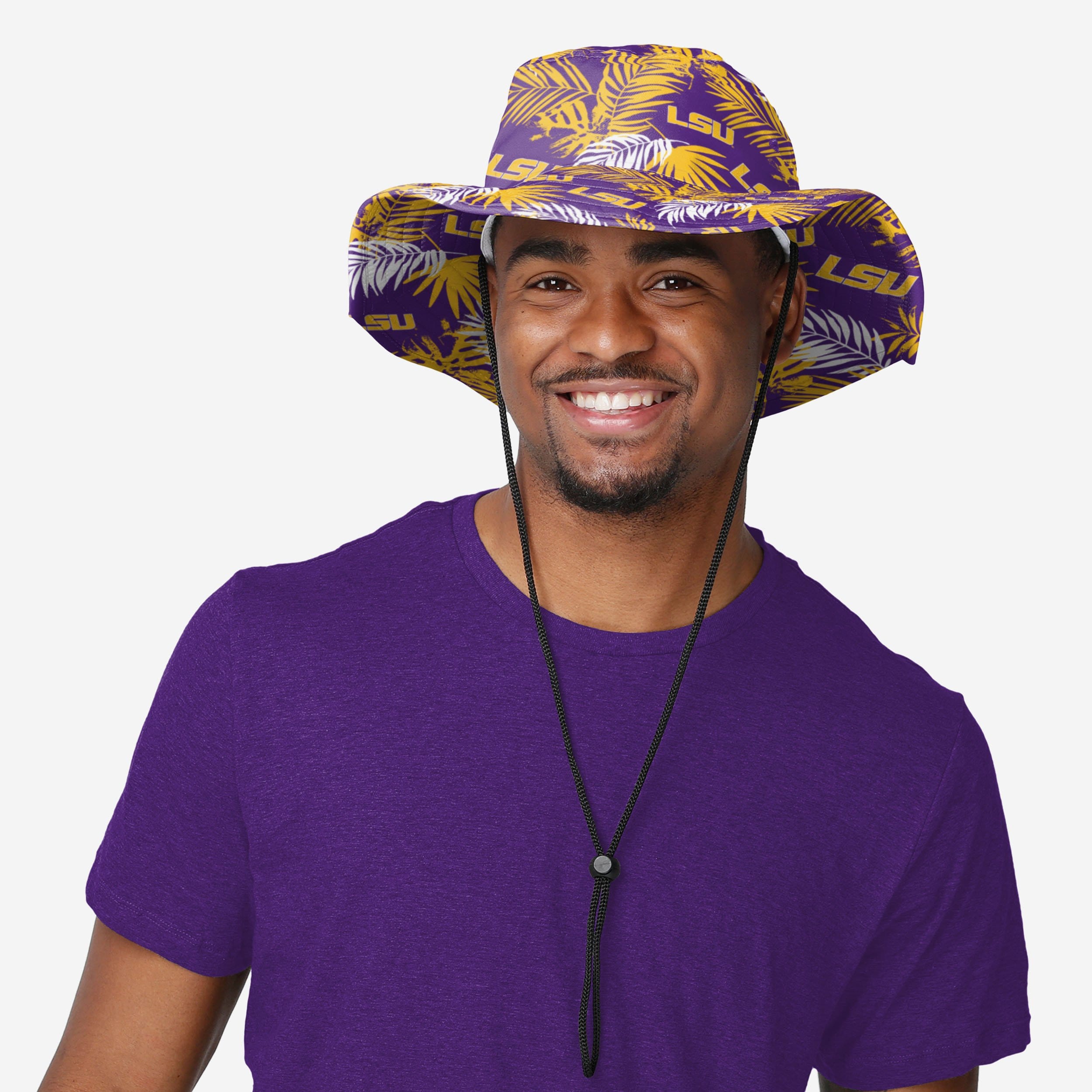 LSU Tigers Floral Boonie Hat: Stay Cool in Style!