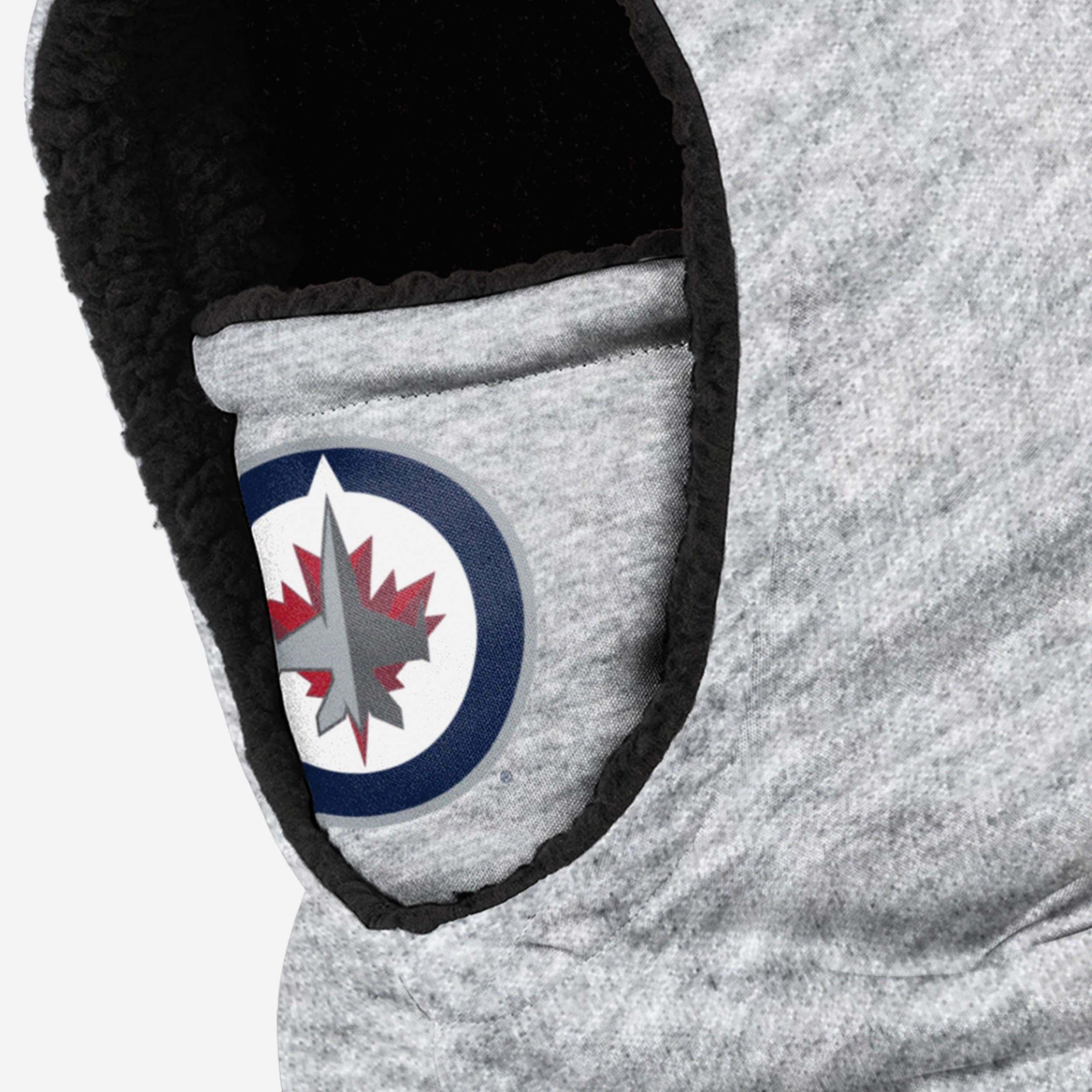 Winnipeg Jets Heather Grey Big Logo Hooded Gaiter - Stay Warm in Style!