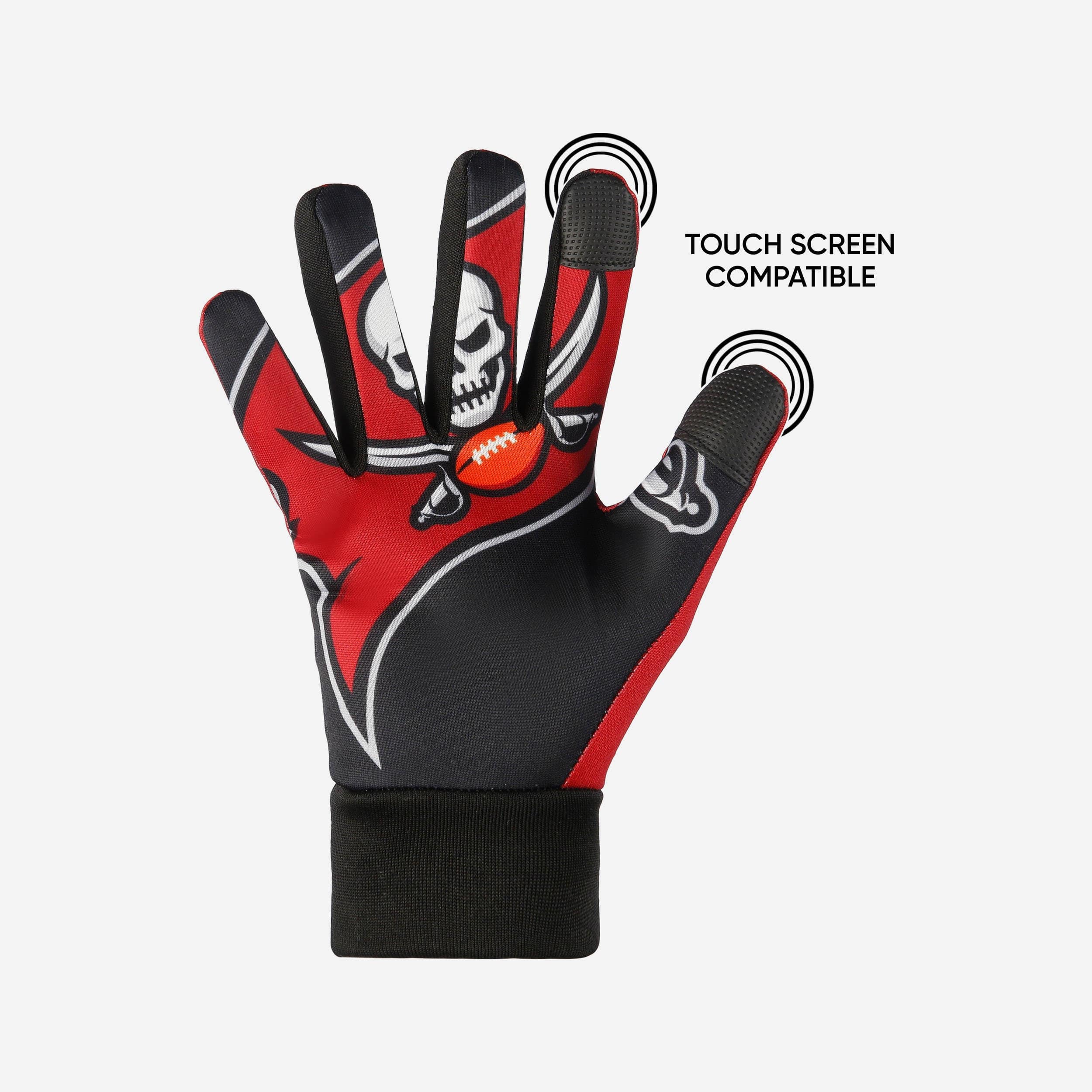 Tampa Bay Buccaneers Palm Logo Texting Gloves - Show Your Team Spirit!