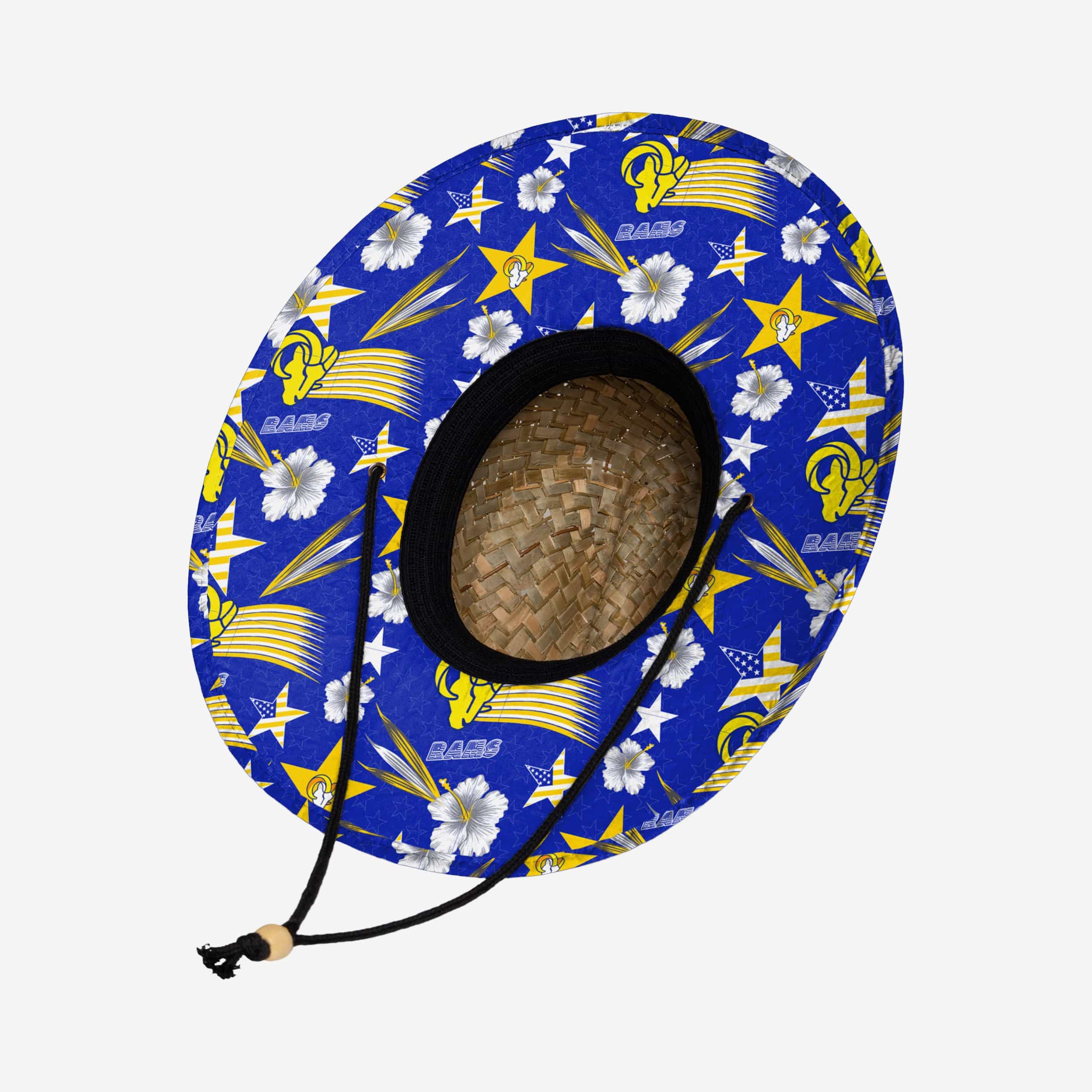 Hot Los Angeles Rams Americana Straw Hat for Summer