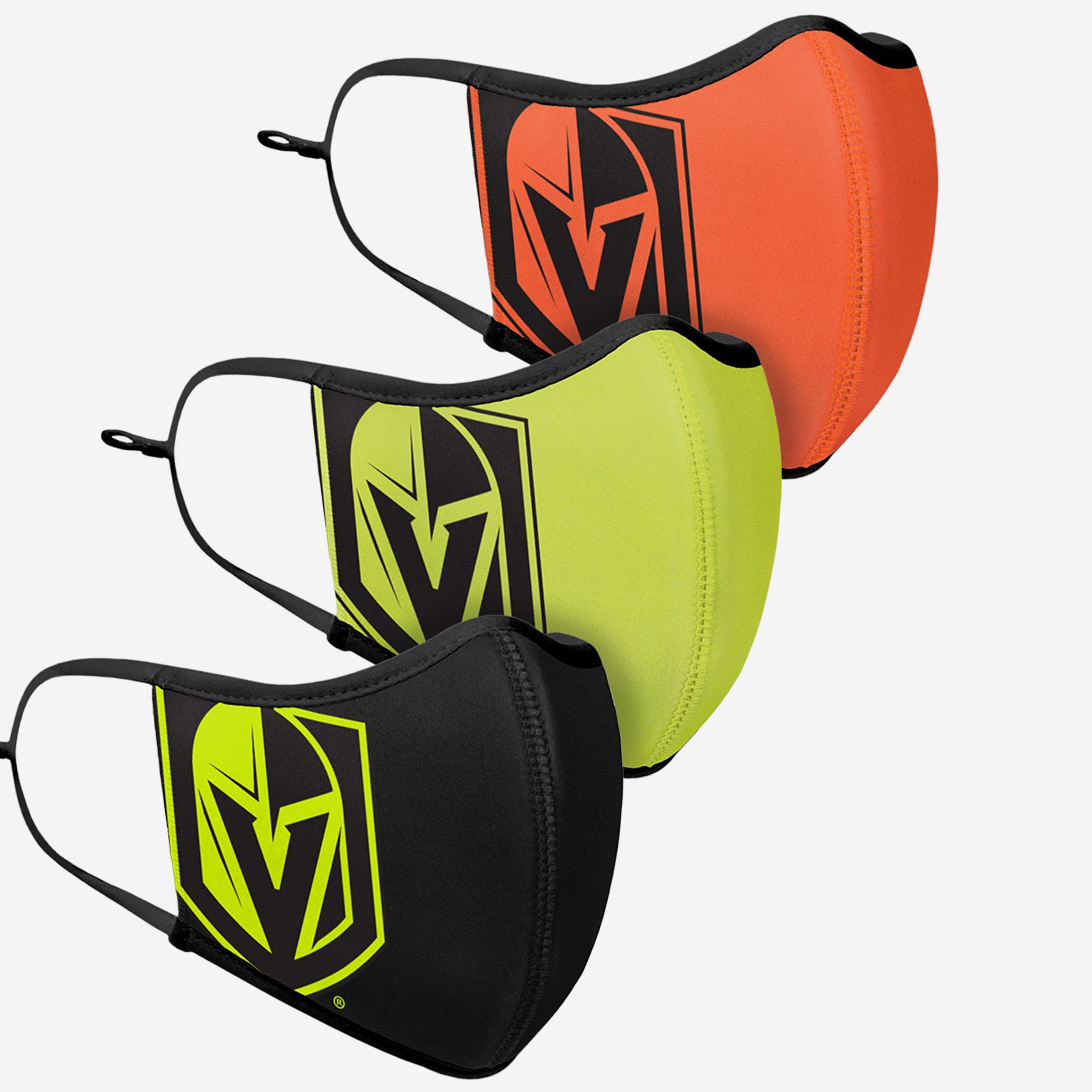 Vegas Golden Knights 3-Pack Highlighted Sports Face Covers