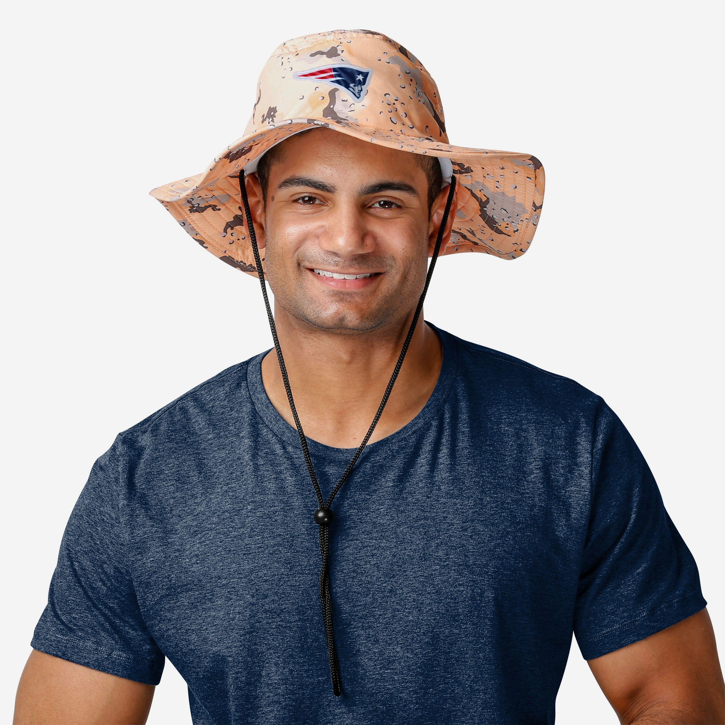 New England Patriots Light Desert Camo Stylish Boonie Hat