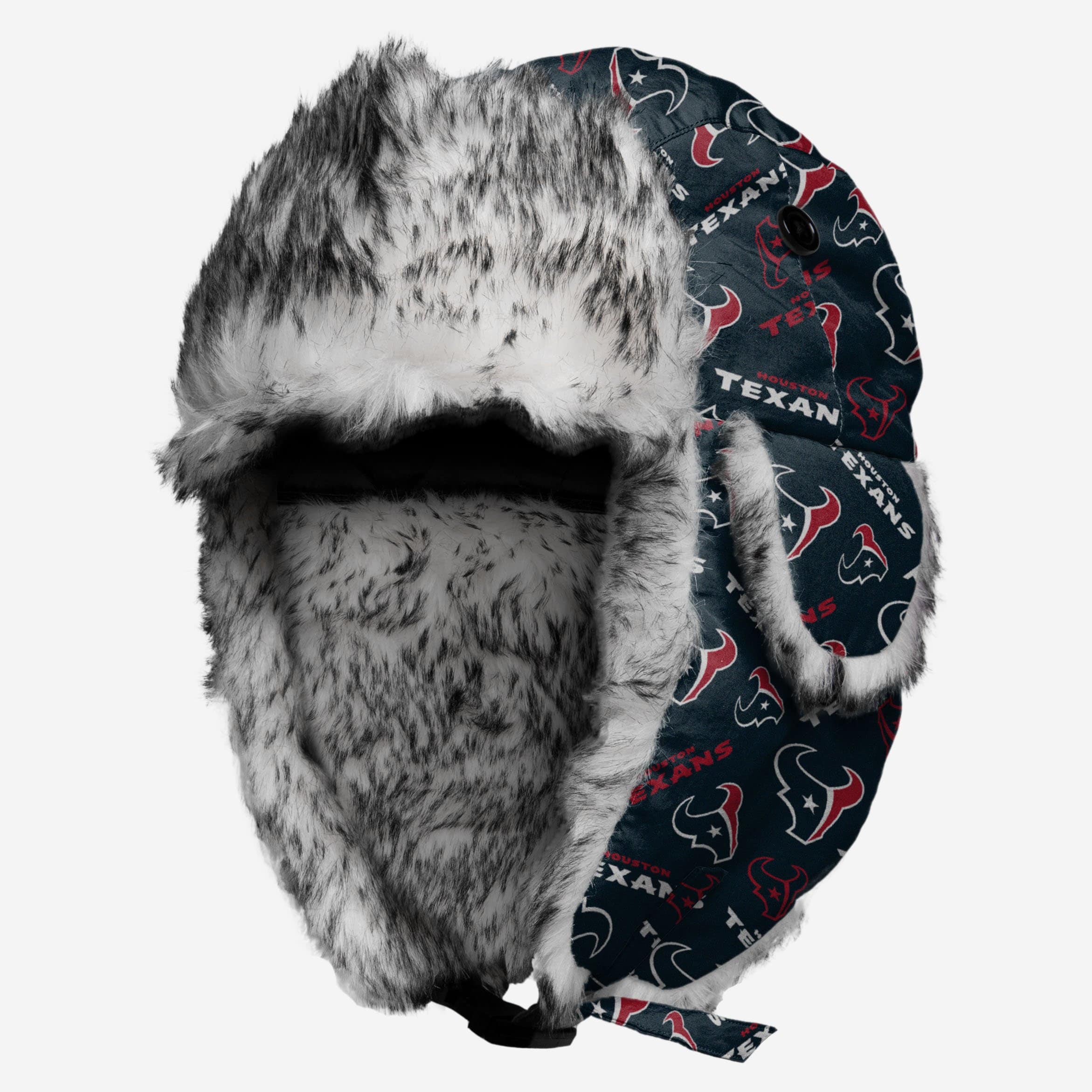 Houston Texans NFL Stylish Repeat Print Trapper Hat