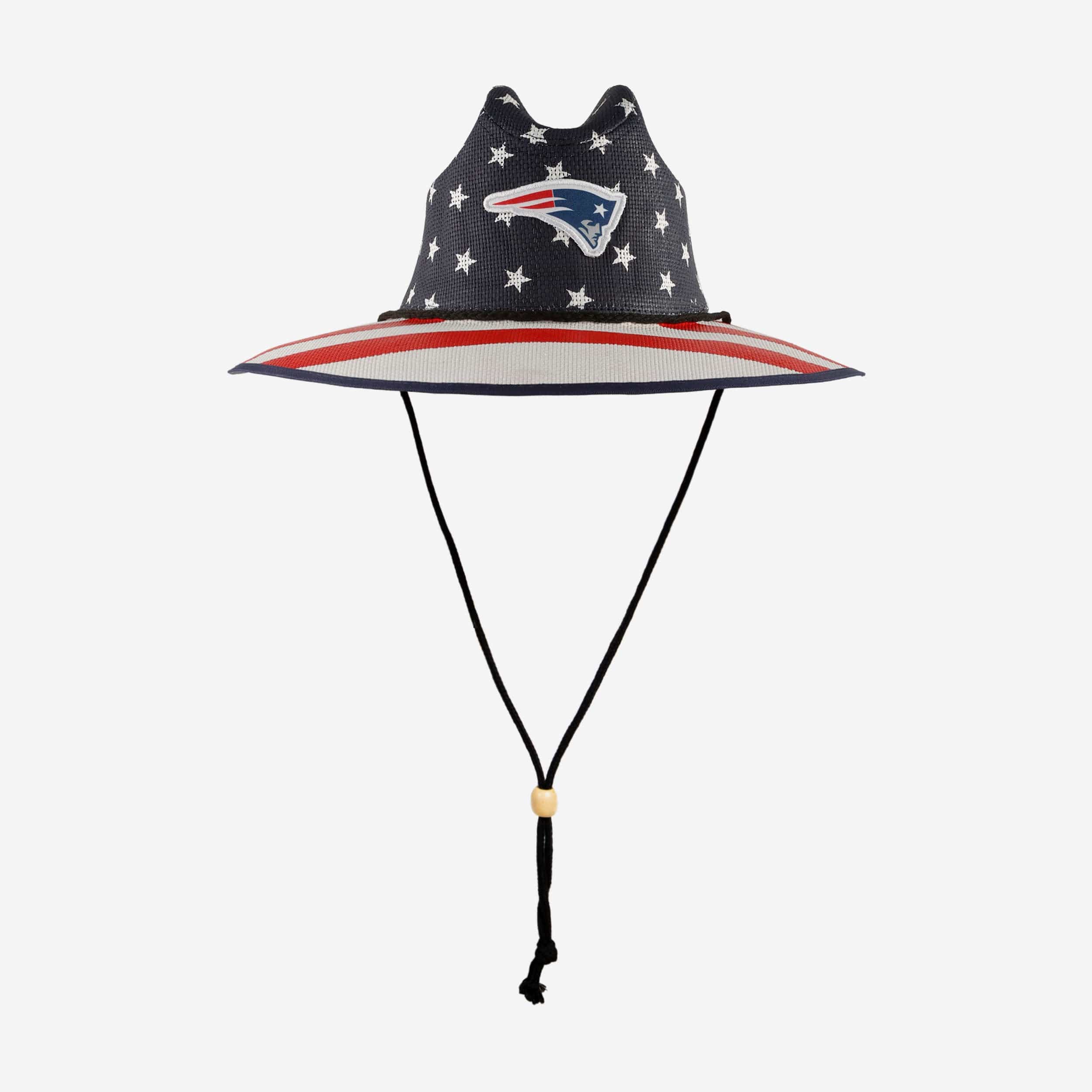 New England Patriots Thematic Straw Hat: Show Your Team Spirit!