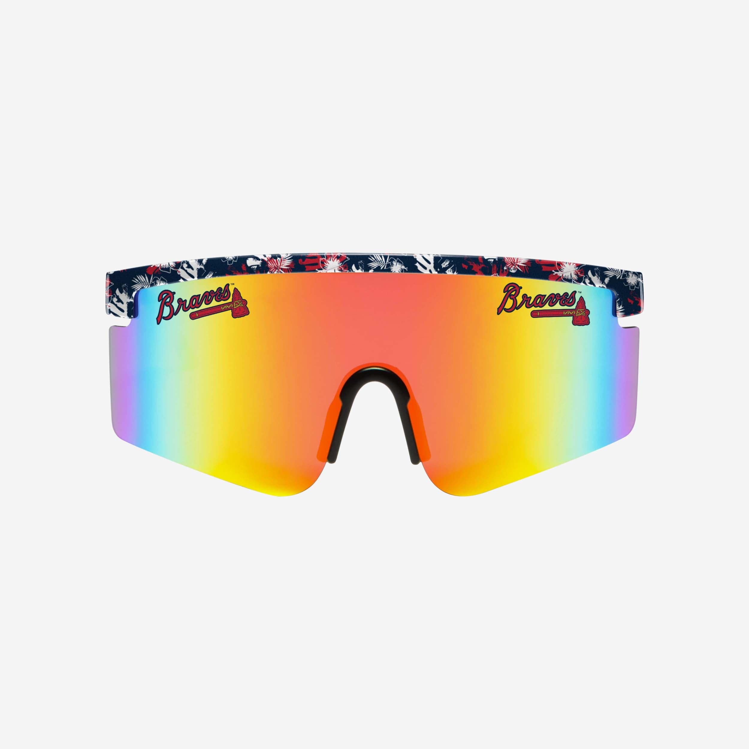 Stylish Atlanta Braves Floral Large Frame Sunglasses