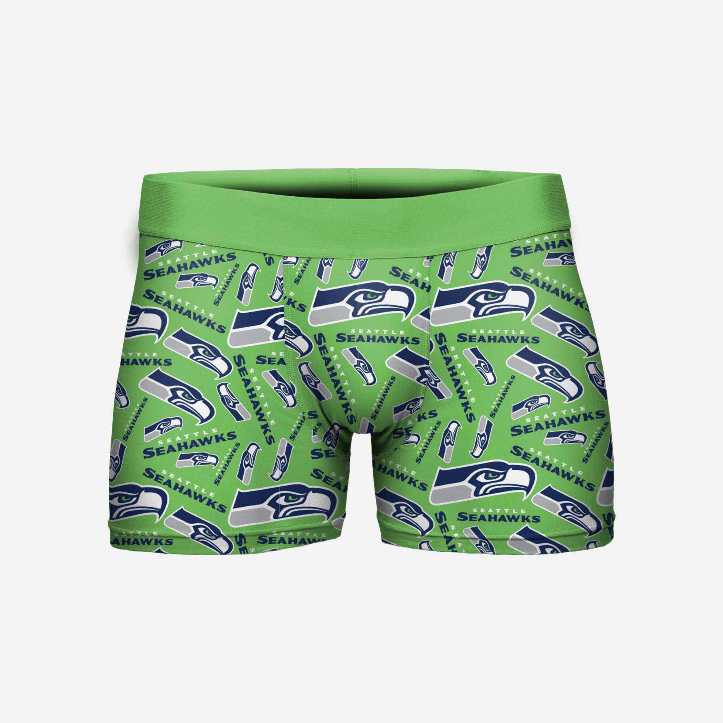 Seattle Seahawks Repeat Logo Comfort Underwear
