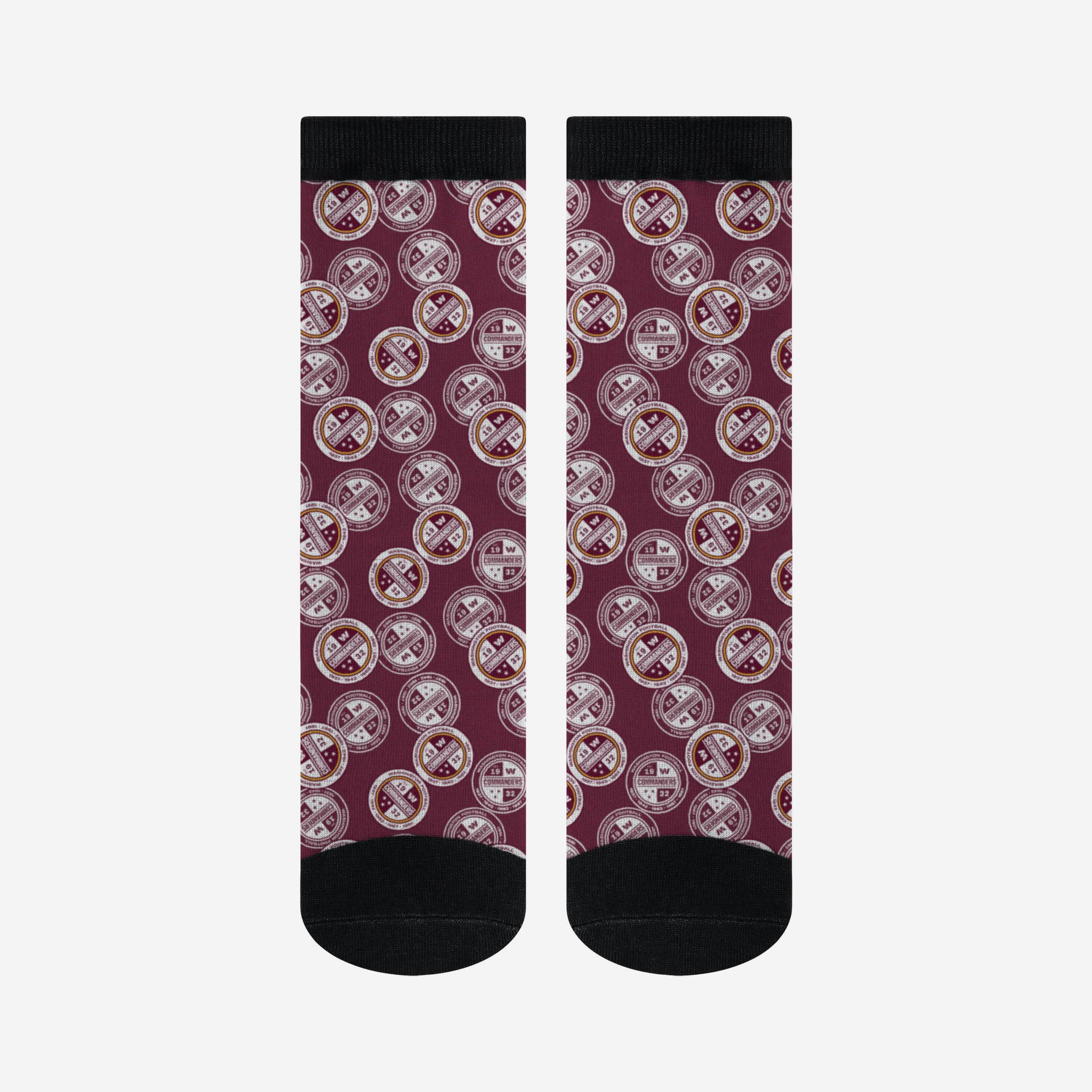 Washington Commanders Logo Blast Socks - Show Your Fandom!