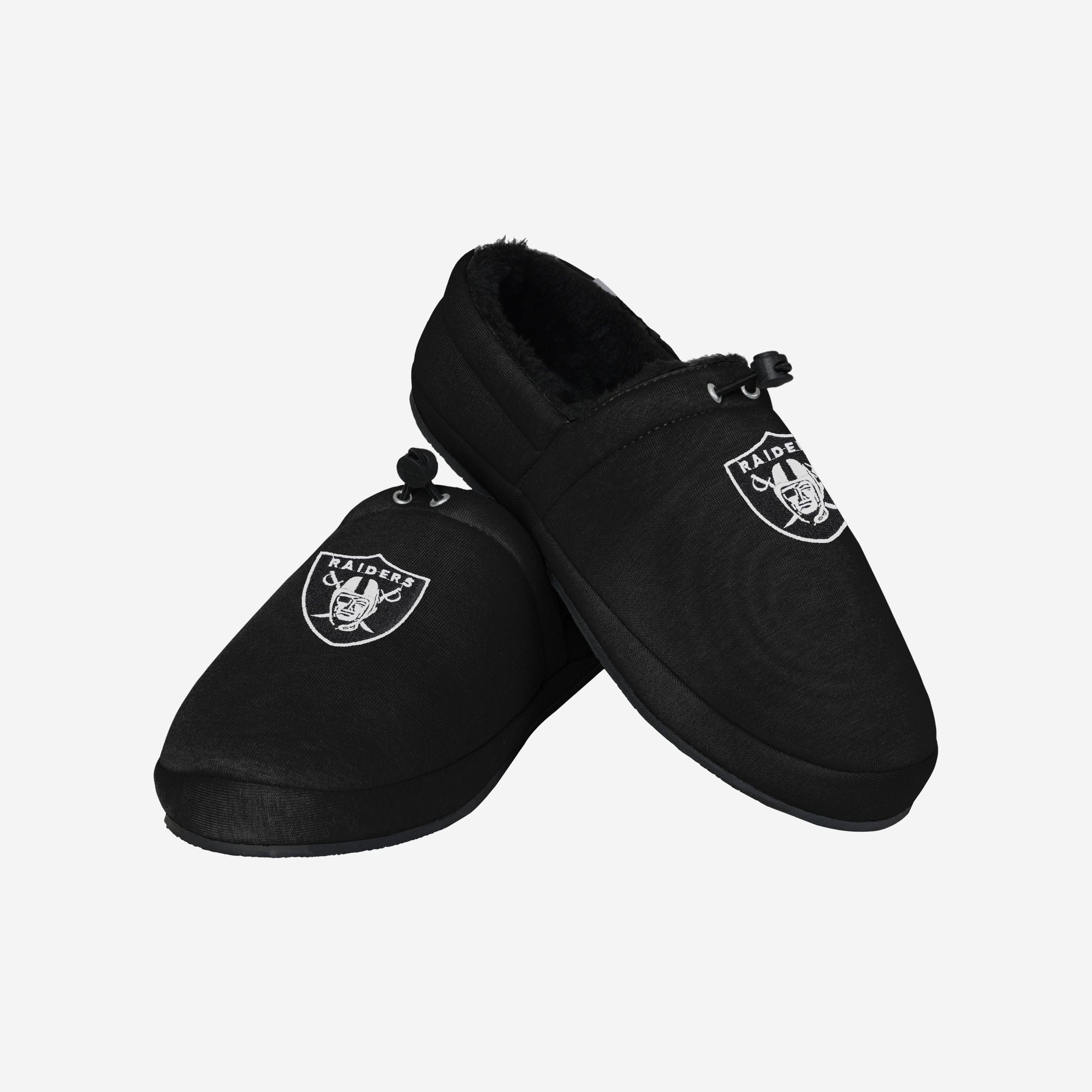 Las Vegas Raiders Big Logo Athletic Slippers: Show Your Team Pride in Style