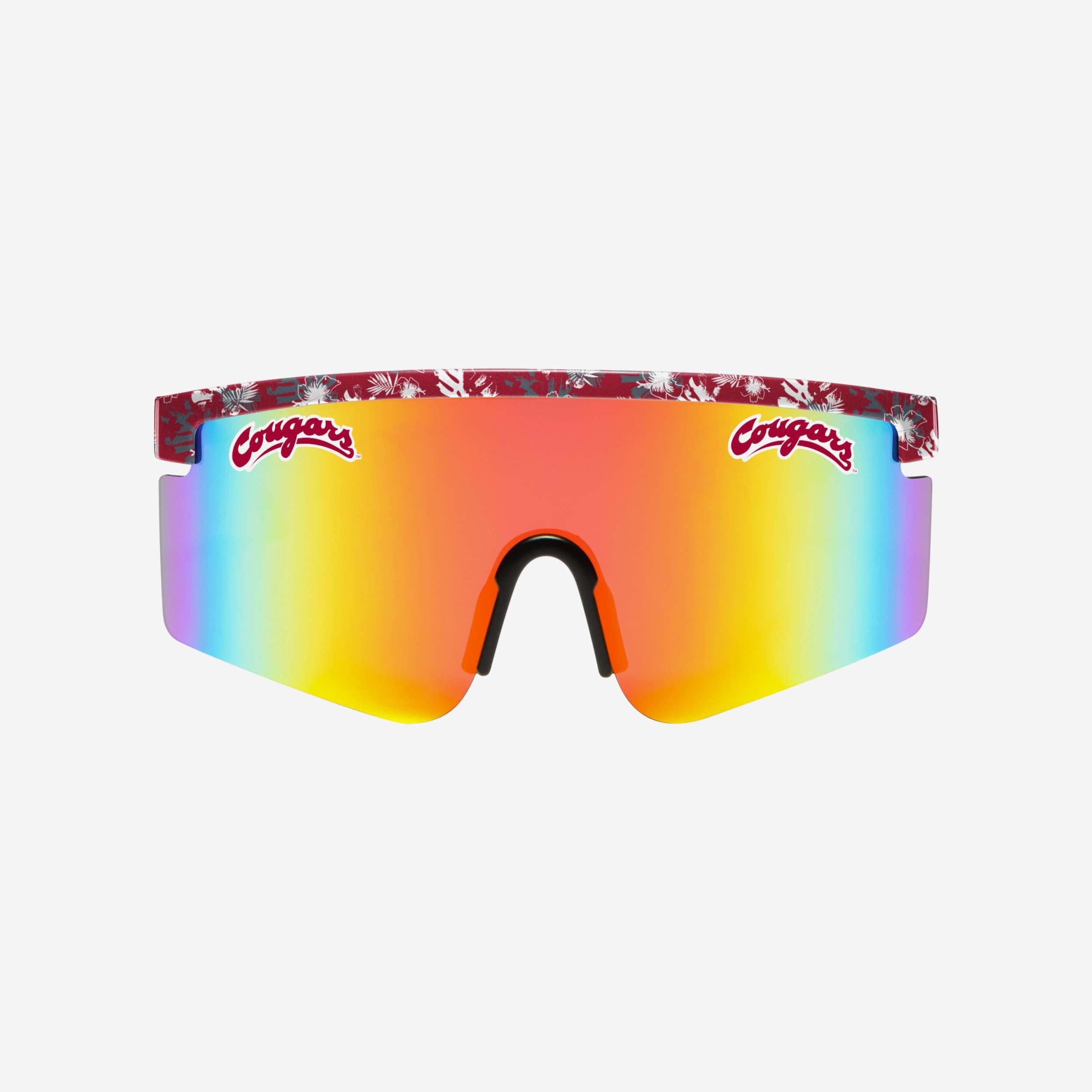 Washington State Cougars Stylish Floral Large Frame Sunglasses