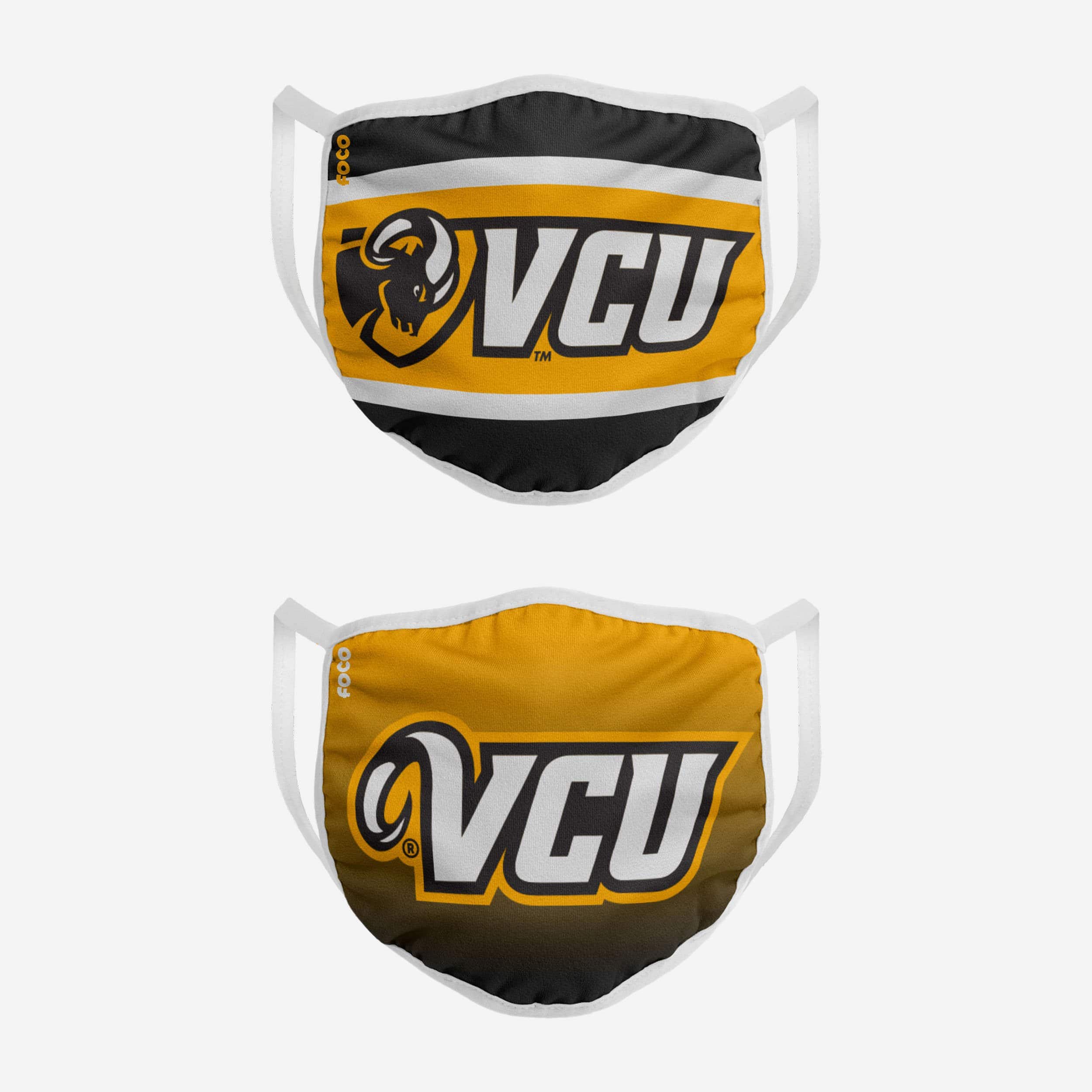VCU Rams 2-Pack Printed Face Cover - Show Your Team Spirit!