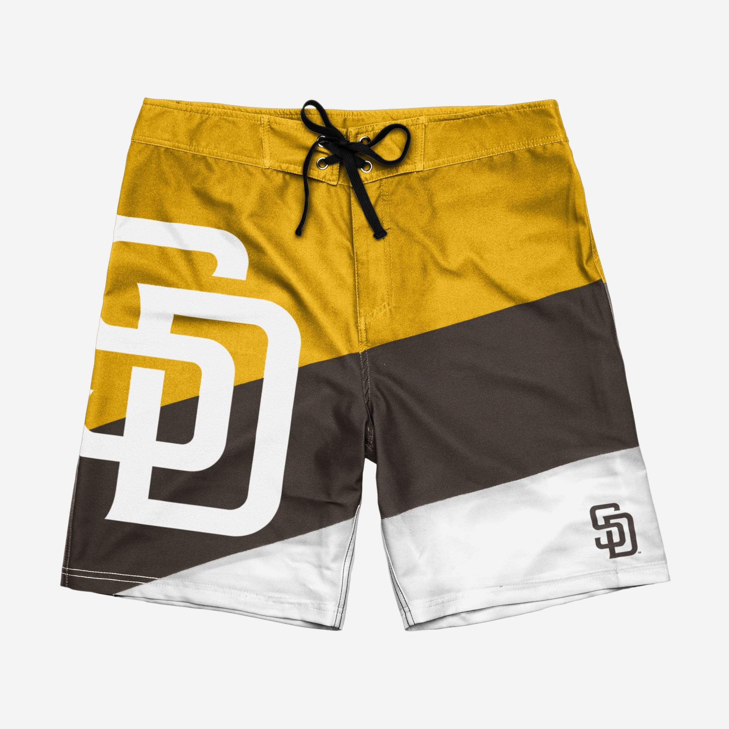 San Diego Padres Colorful Dive Boardshorts - Show Your Team Spirit!