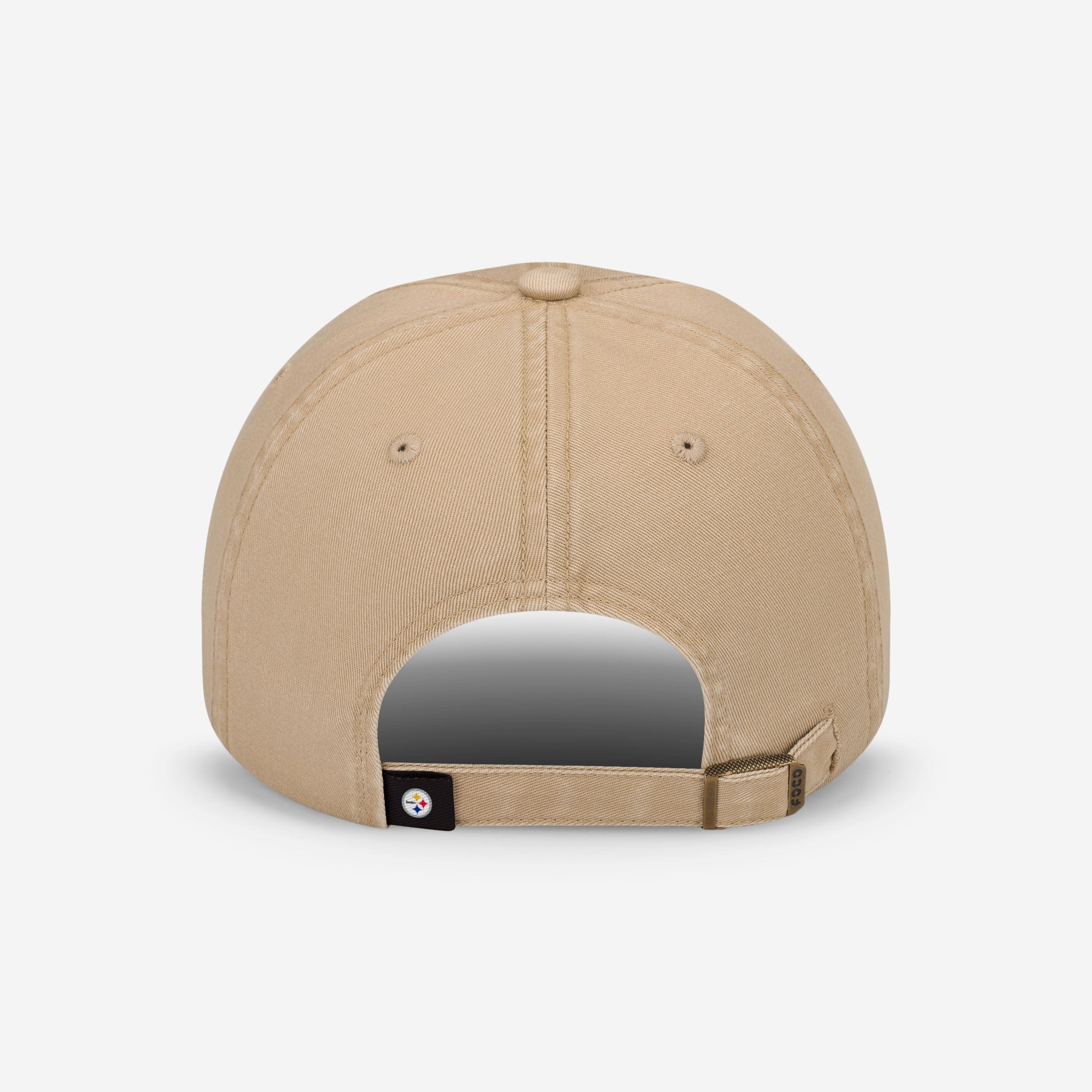 Pittsburgh Steelers Khaki Classic Fan Casual Cap