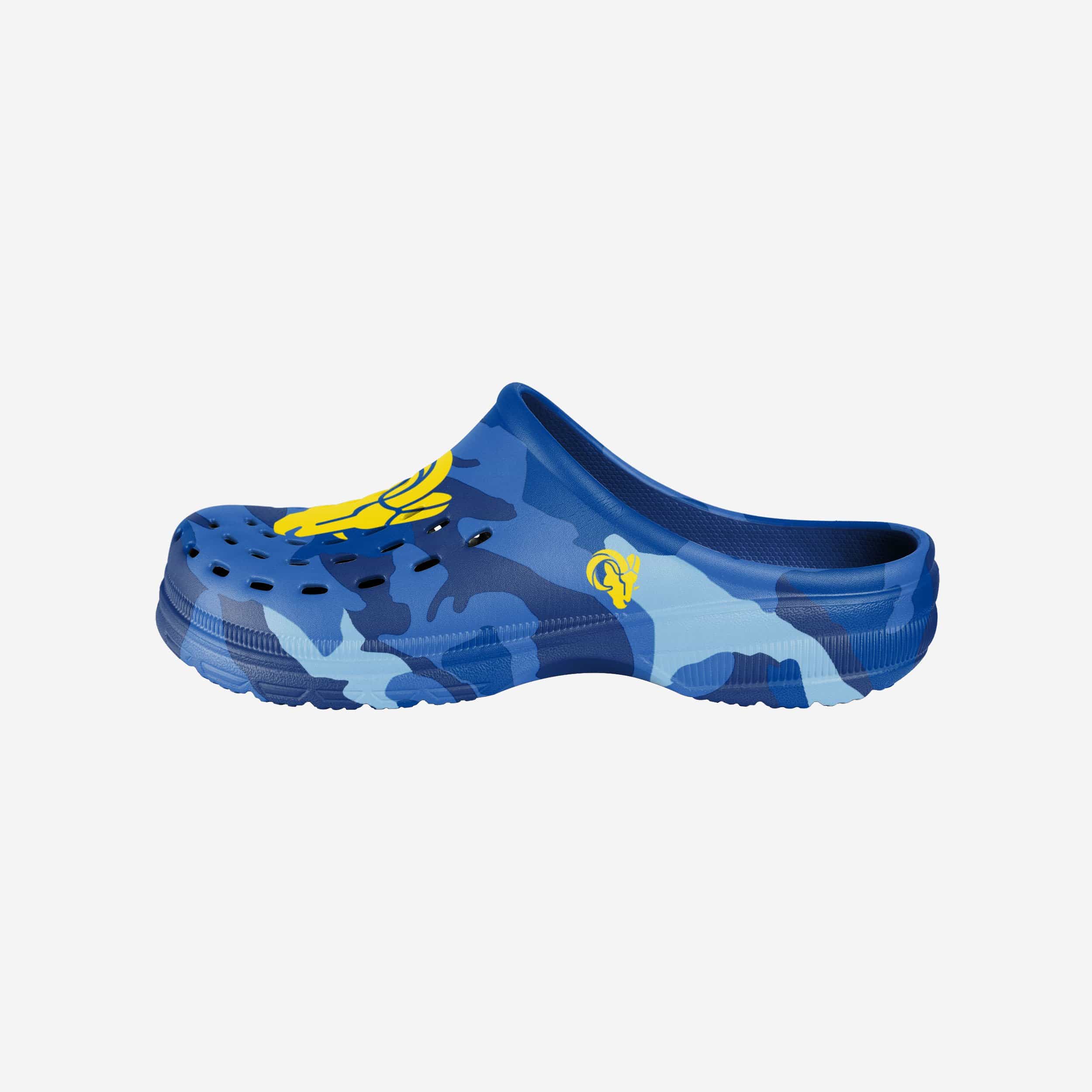 Los Angeles Rams Tonal Camo Clogs - Show Your Fandom!
