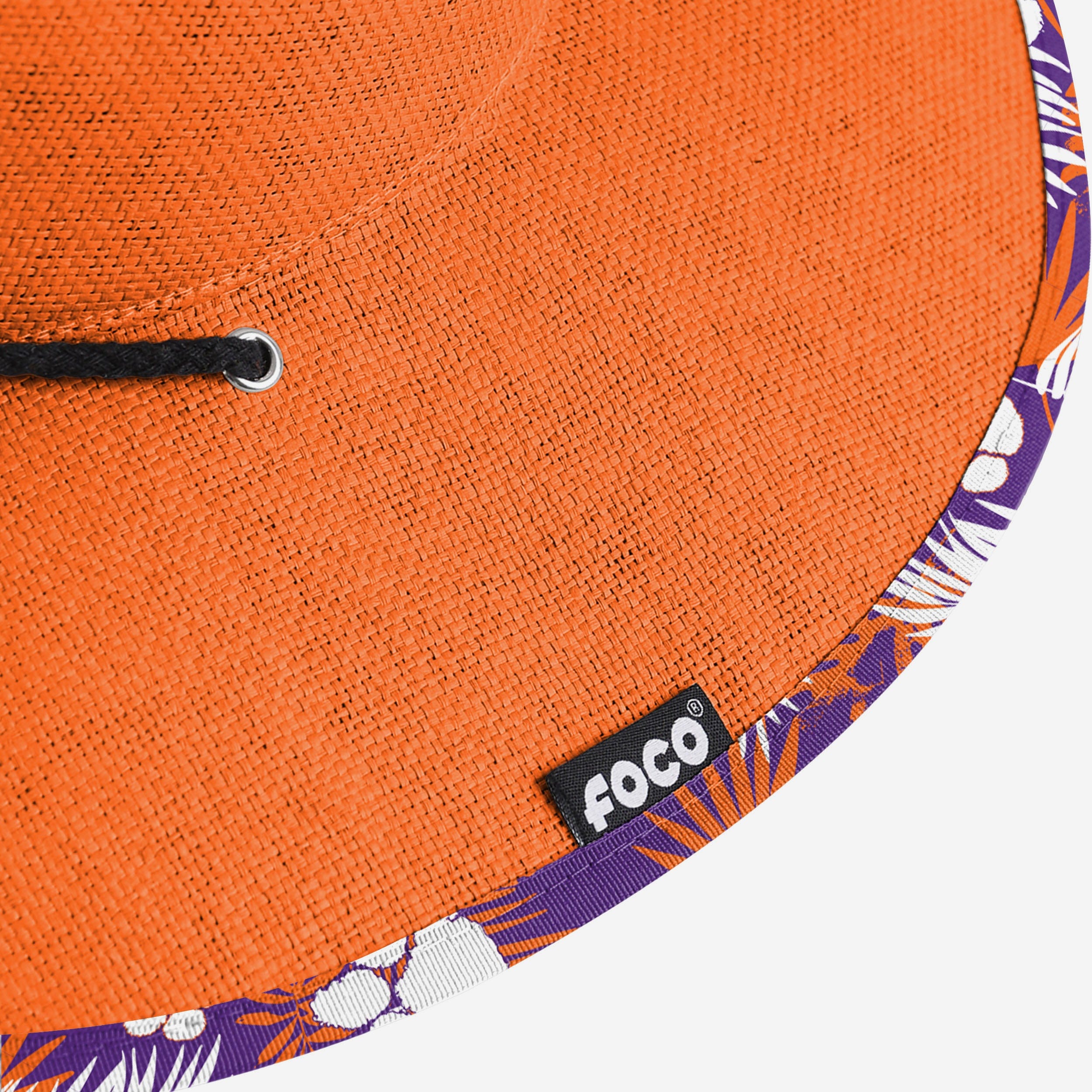 Clemson Tigers Stylish Team Color Straw Hat