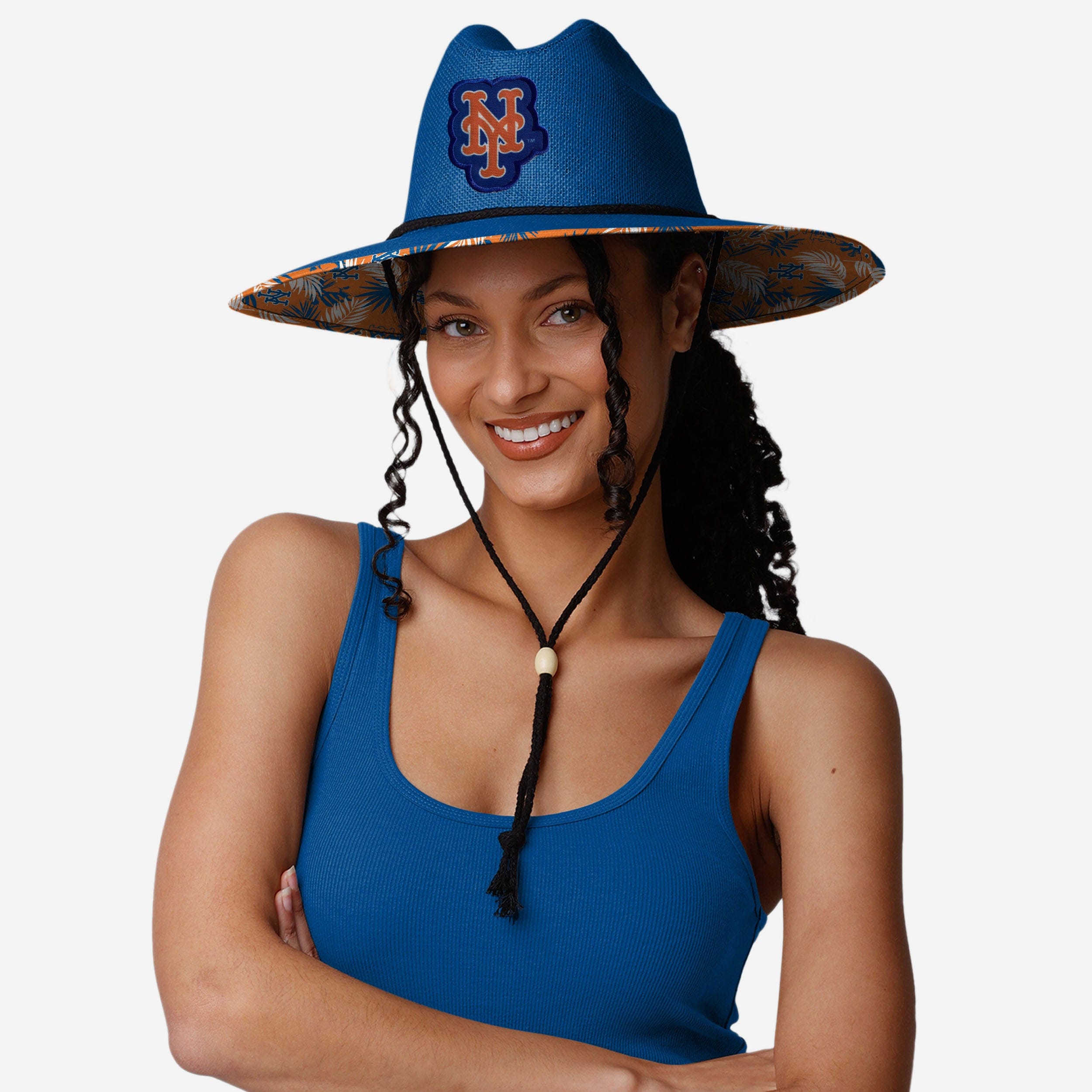 New York Mets Team Color Straw Hat - Stylish Fan Gear