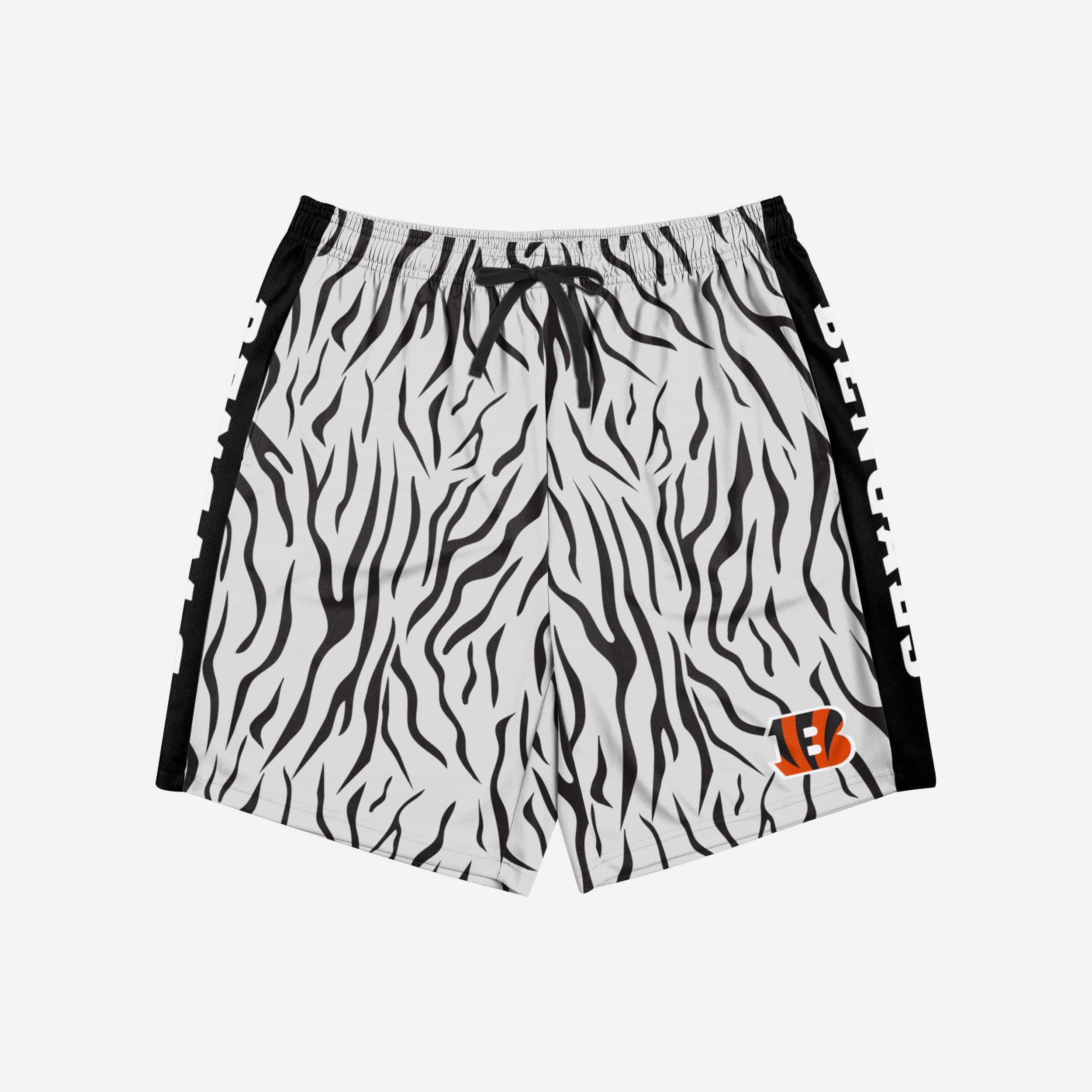 Exciting Cincinnati Bengals White Stripe Training Shorts