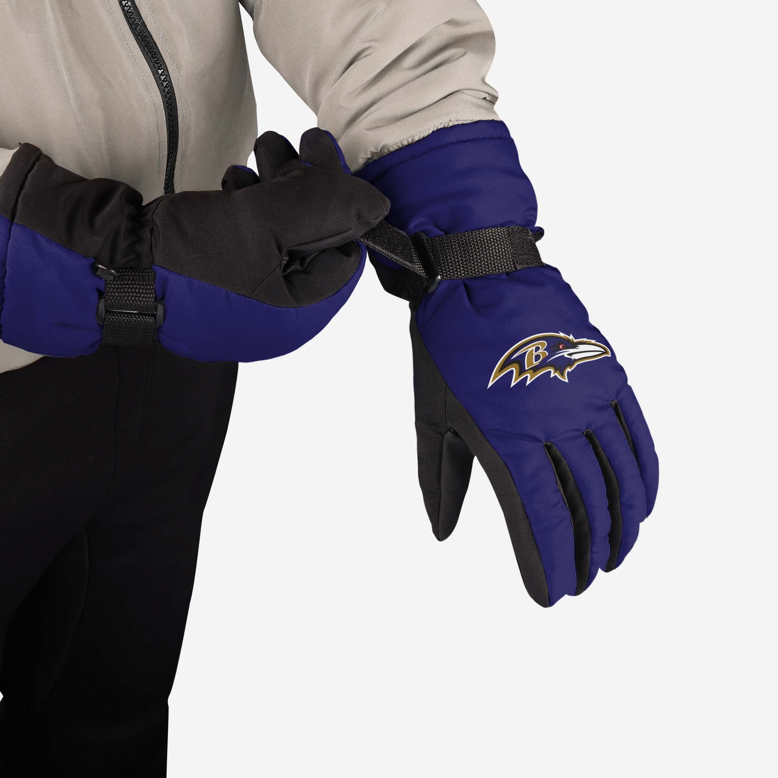 Baltimore Ravens Big Logo Super-Insulated Gloves for Game-Day Enthusiasts