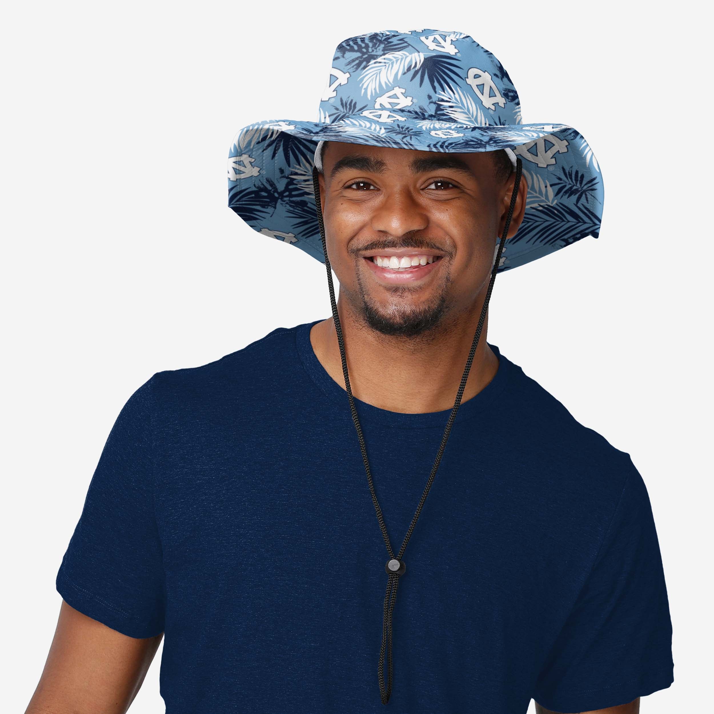 Stylish North Carolina Tar Heels Floral Boonie Hat for Warm Days