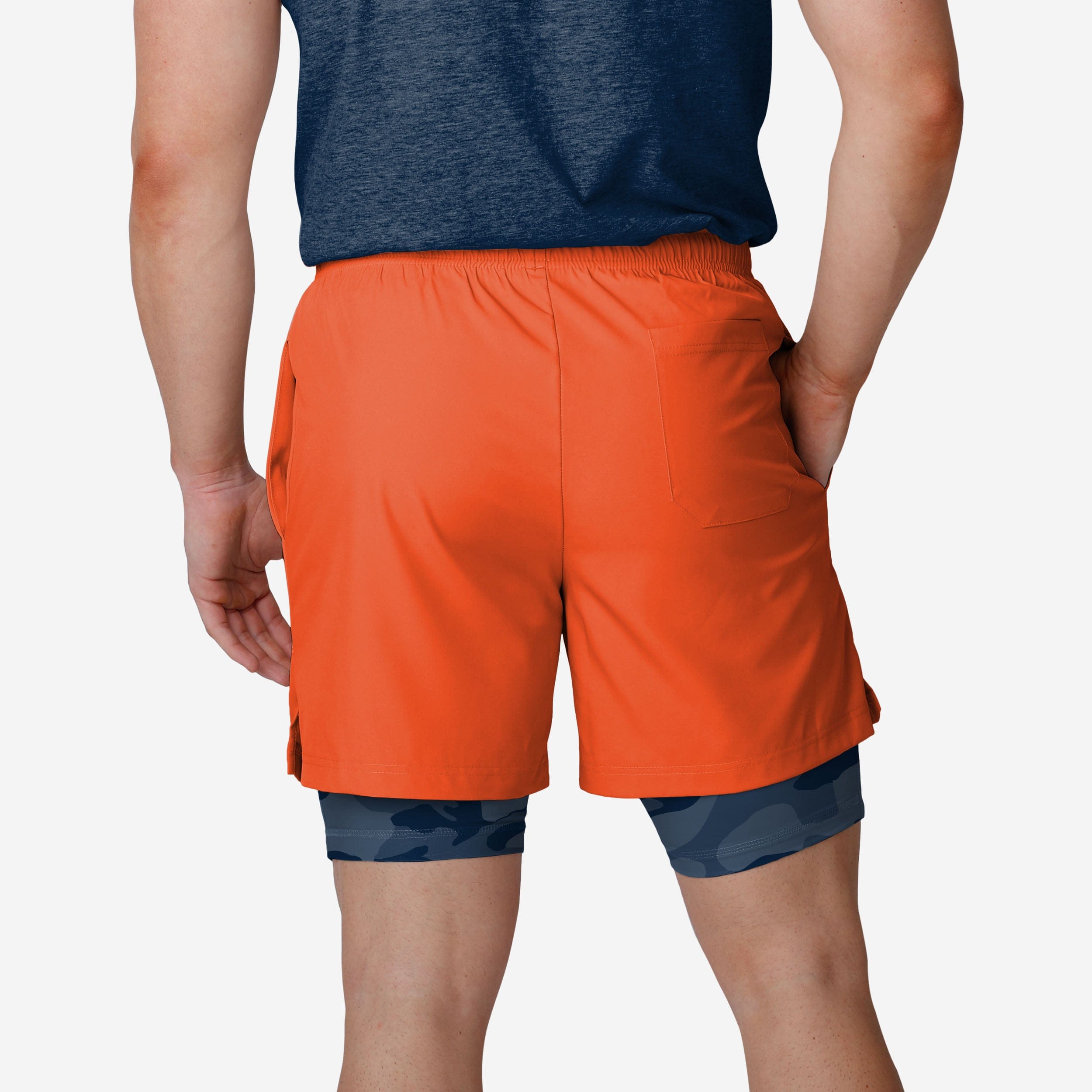 Denver Broncos Team Color Camo Liner Shorts - Stylish and Comfortable