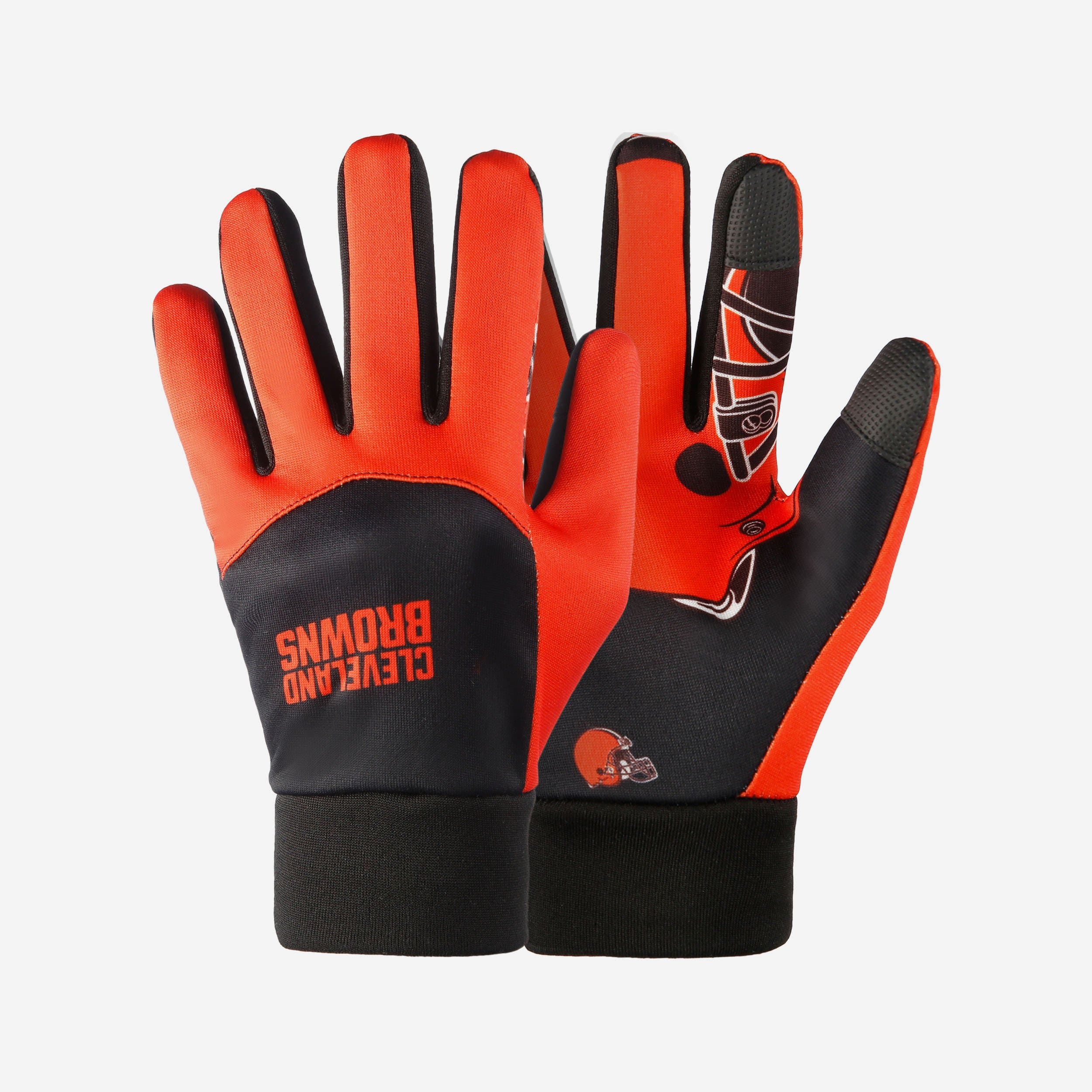 Cleveland Browns Palm Logo Texting Gloves - Show Your Team Spirit!